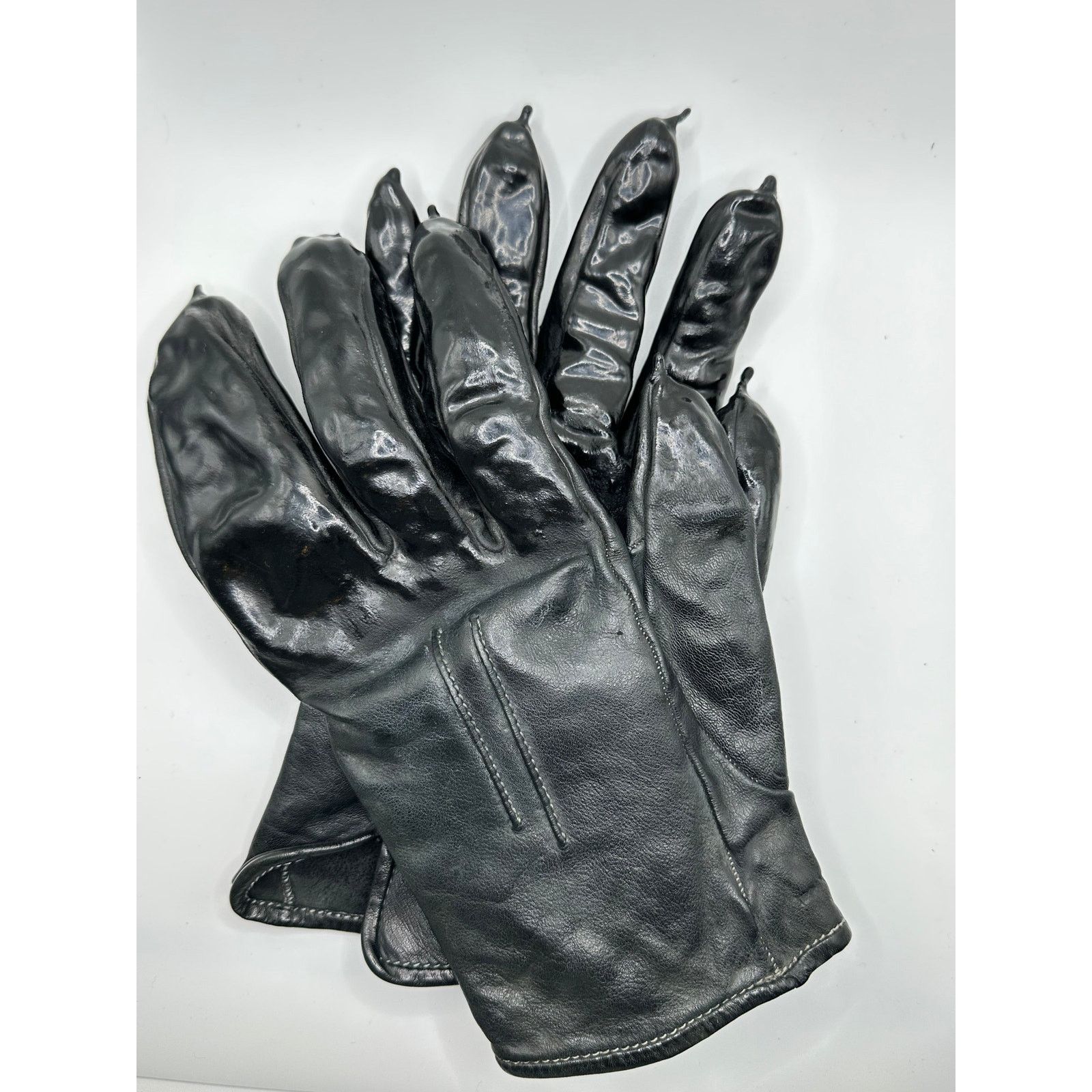 Carol Christian Poell Carol Christian Poell drip leather gloves Size ONE SIZE - 7 Thumbnail