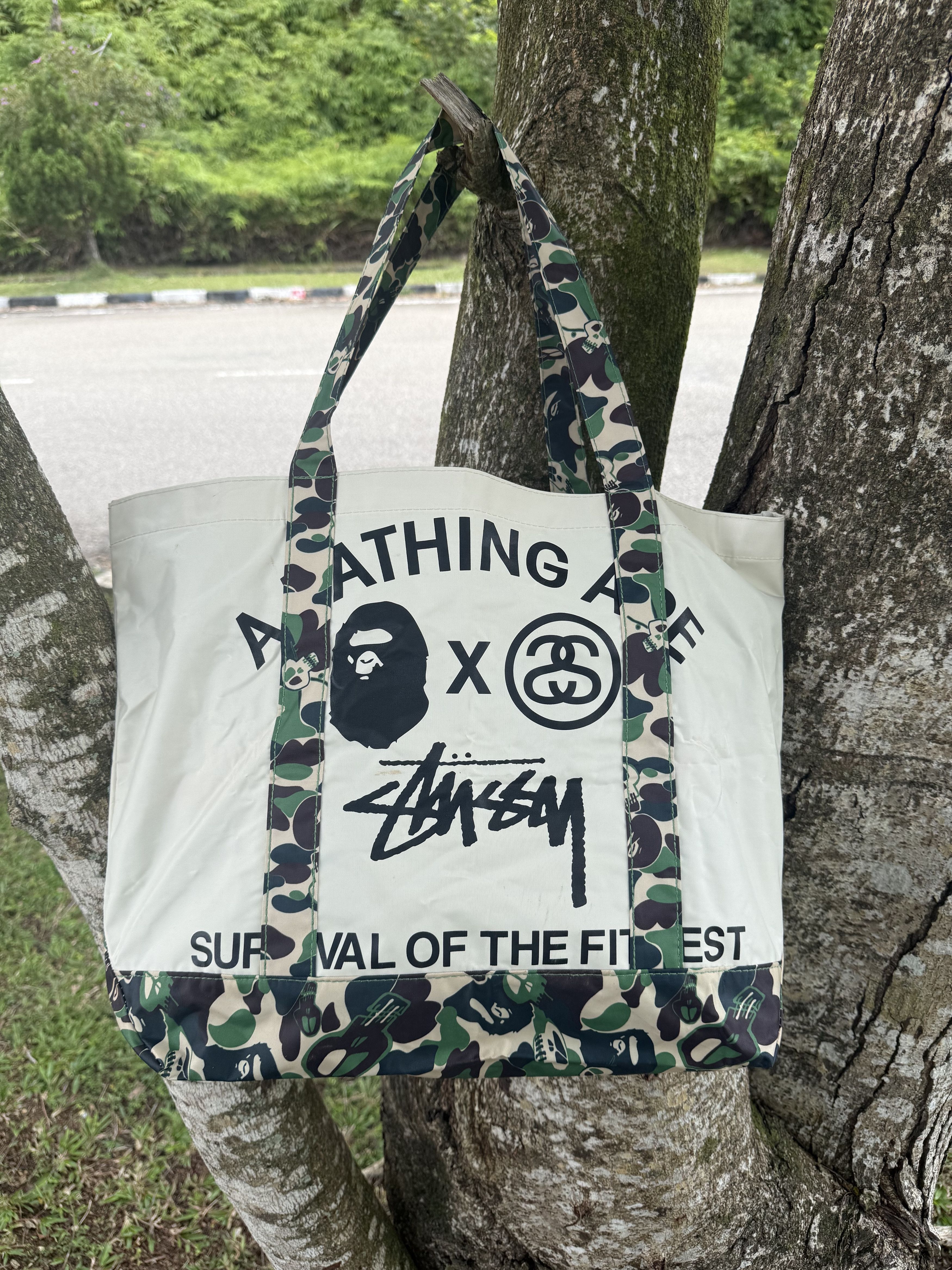 Bape 2013 Bape x Stussy Tote Bag Size ONE SIZE - 1 Thumbnail