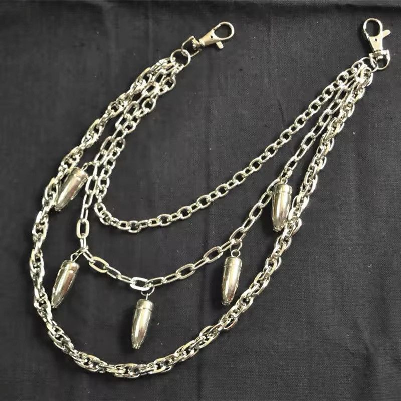 Jewelry Gothic Punk Chain Pants Jeans Size ONE SIZE - 3 Thumbnail