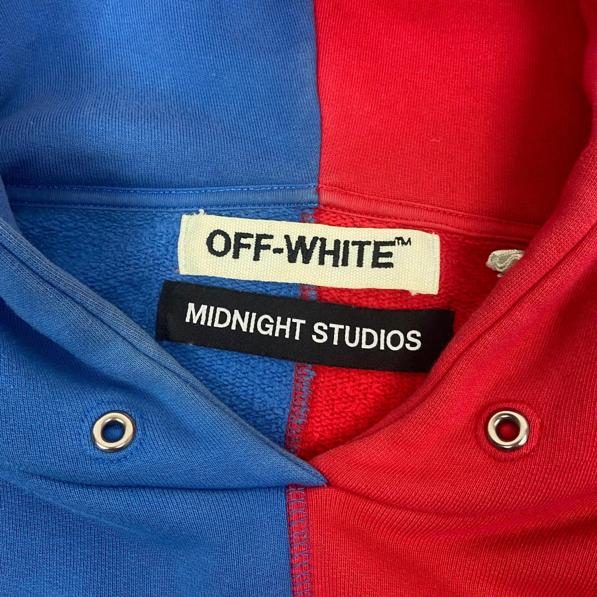 Midnight Studios Rare Off-White x Midnight Studios Split Hoodie Size US XXL / EU 58 / 5 - 5 Thumbnail
