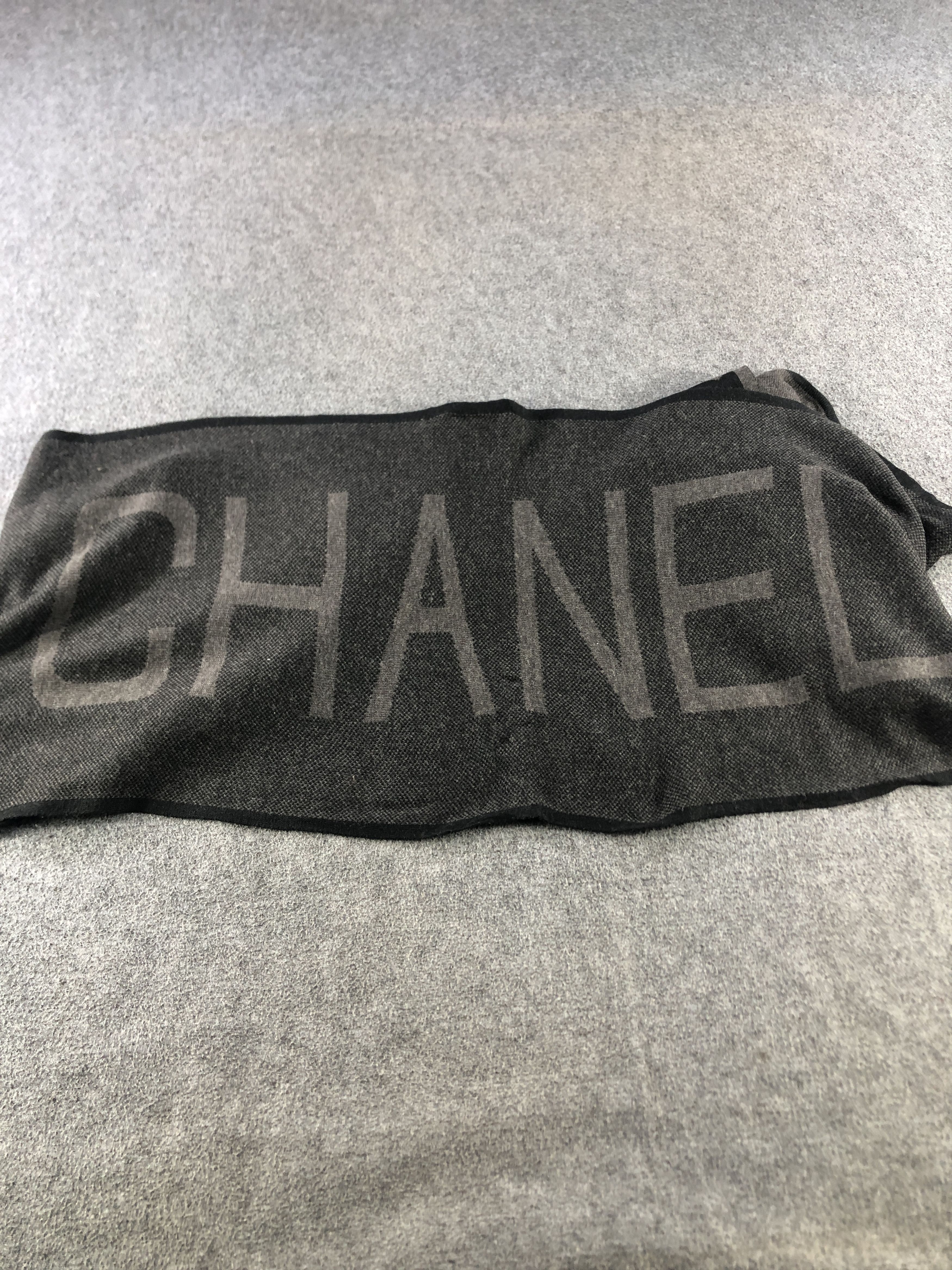 Vintage Chanel Big Logo Scarf / Muffler / Neckwear P Size ONE SIZE - 5 Thumbnail