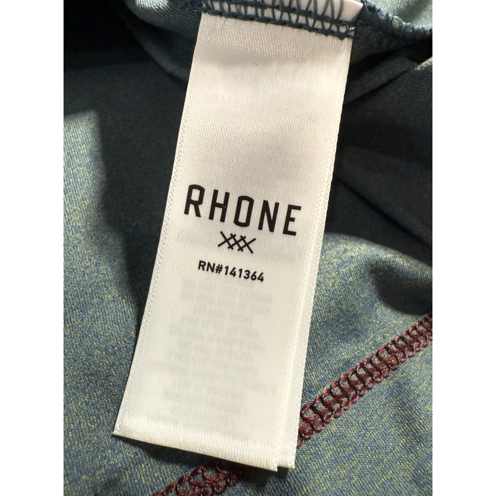 Rhone Rhone T-Shirt Mens 2XL Short Sleeve Crew Neck Blue Athletic Gym All Seasons Lightweight Logo Size US XXL / EU 58 / 5 - 6 Thumbnail