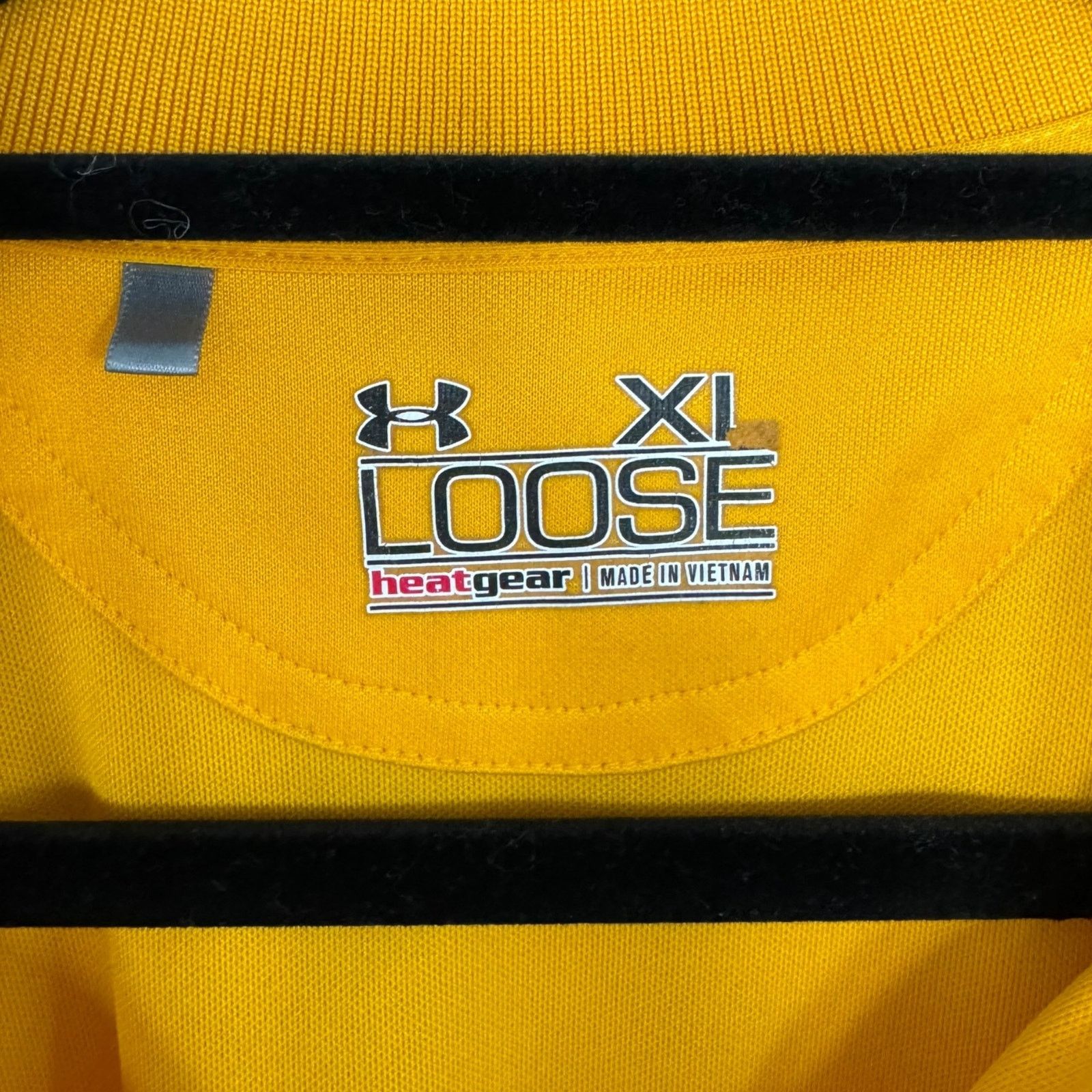 Under Armour Missouri Tigers Men Gold Under Armour Loose Fit Polo | Sz XL Size US XL / EU 56 / 4 - 7 Thumbnail