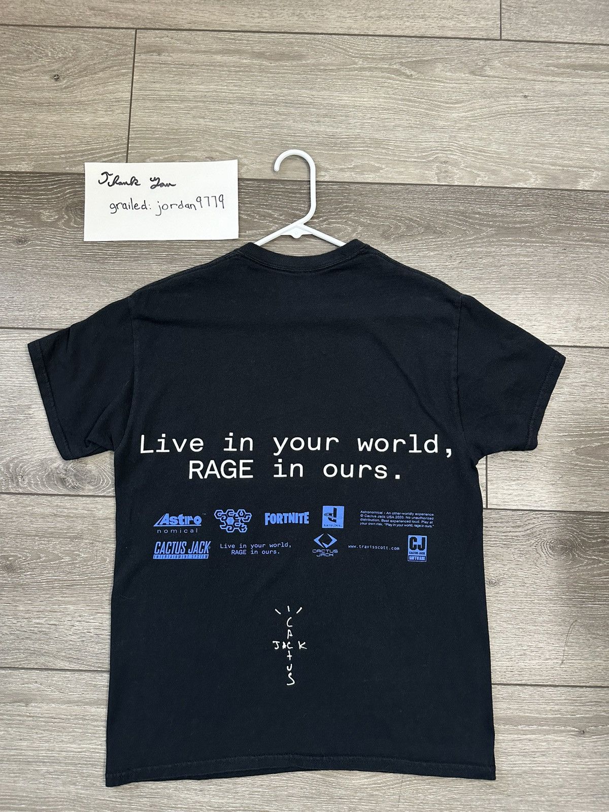 Travis Scott Travis Scott The World Tee Shirt Black Size US S / EU 44-46 / 1 - 3 Thumbnail