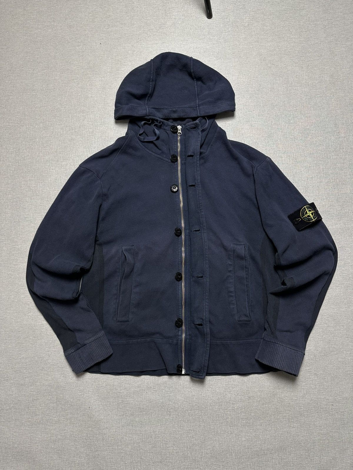 Stone Island × Vintage Stone Island Vintage Archive Clothing Zip Hoodie 2001 Size US M / EU 48-50 / 2 - 1 Thumbnail