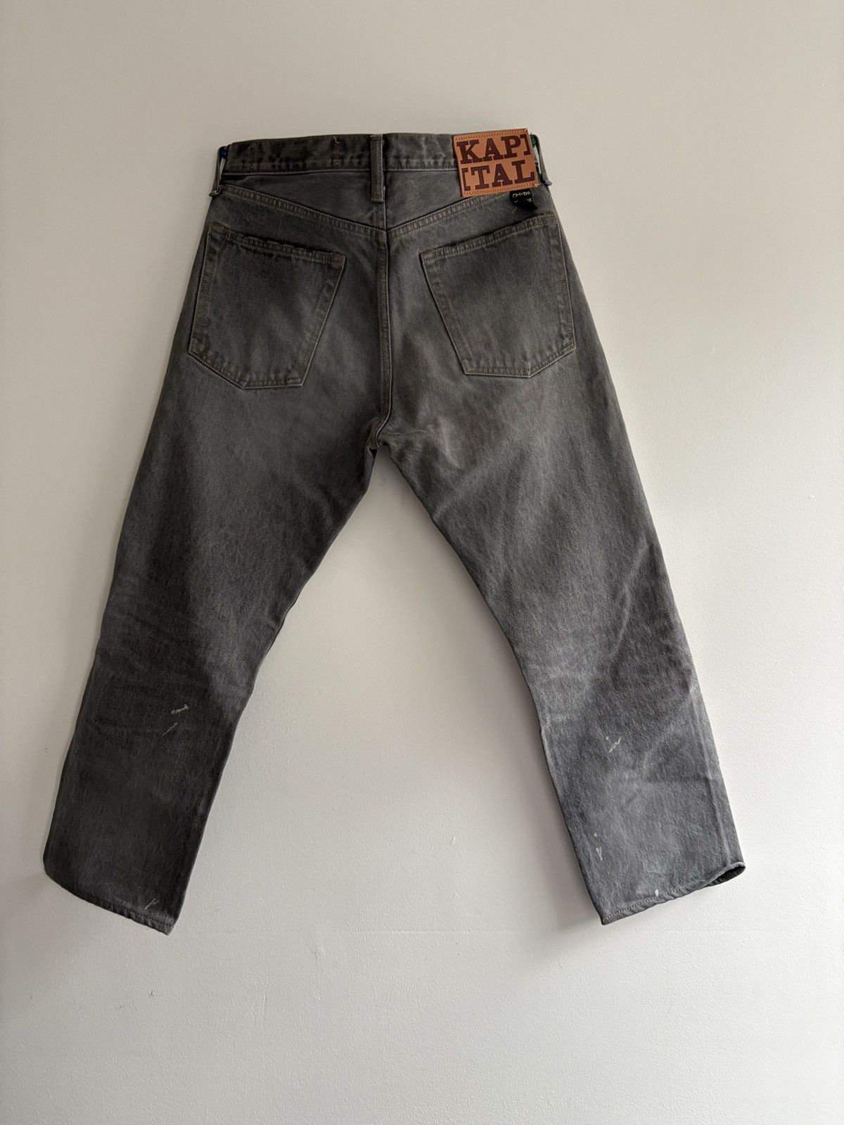 Kapital Kapital 14oz 5P Monkey Cisco Black Wash Denim 3 Year Fade Size US 32 / EU 48 - 2 Thumbnail