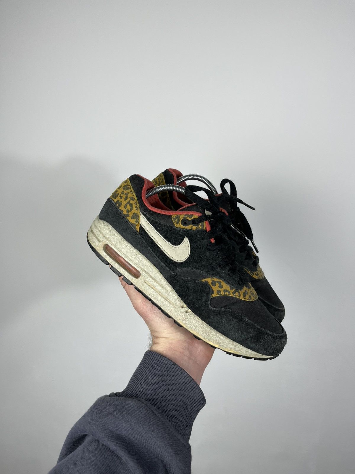 Nike Nike Air Max 1 Leopard Print Black Red 38.5 US 7.5 Sneakers Size US 7.5 / IT 37.5 - 6 Thumbnail