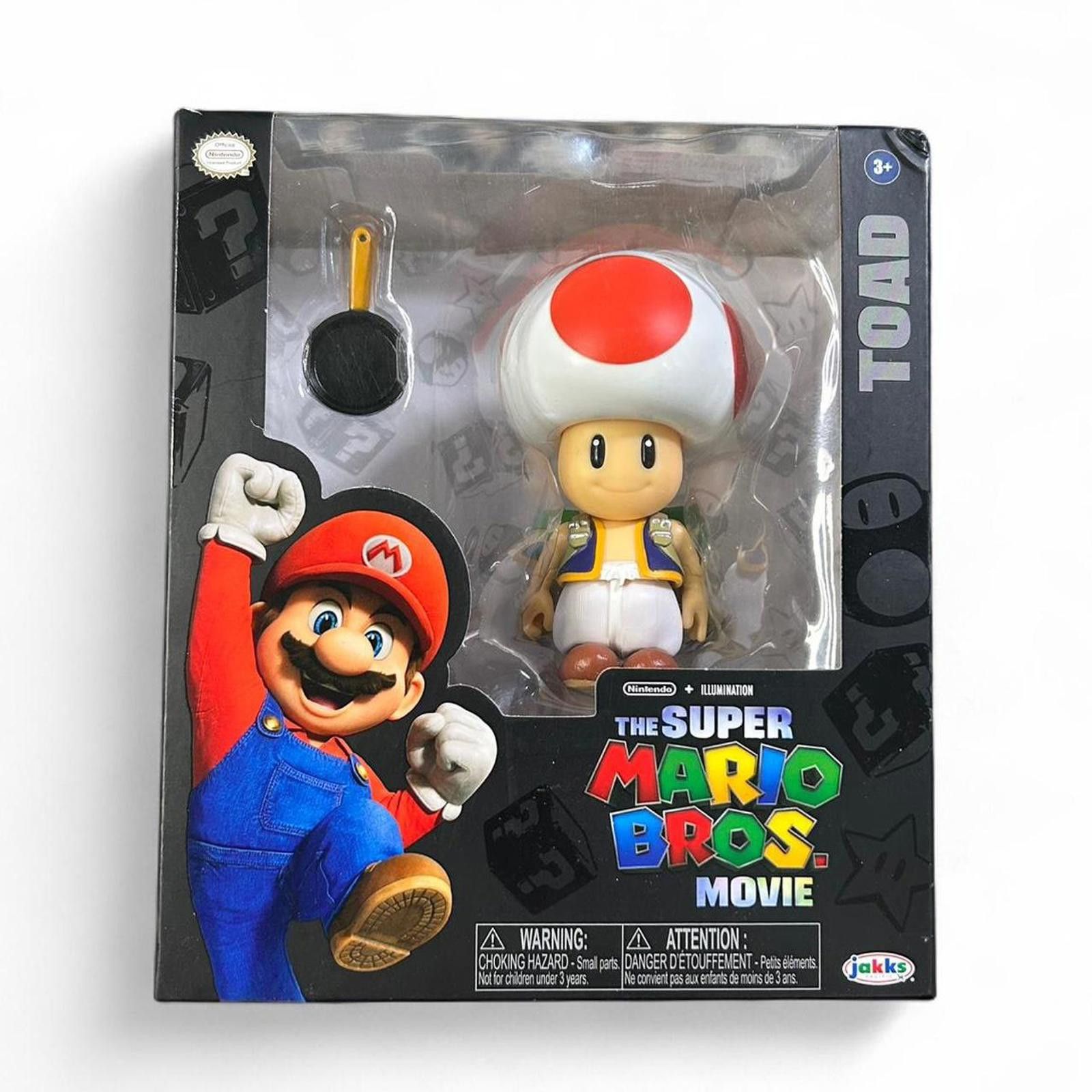 Nintendo The Super Mario Bros. Movie Toad 4” Figure Size ONE SIZE - 1 Thumbnail