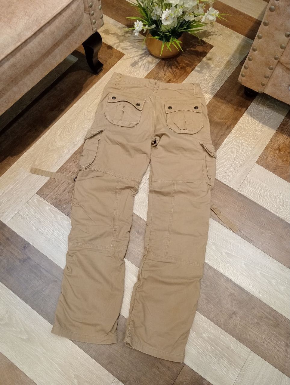 LOWBOX LOWBOX JAPAN MULTIPOCKET WRINKLE BANDAGE PANTS Size US 32 / EU 48 - 8 Thumbnail