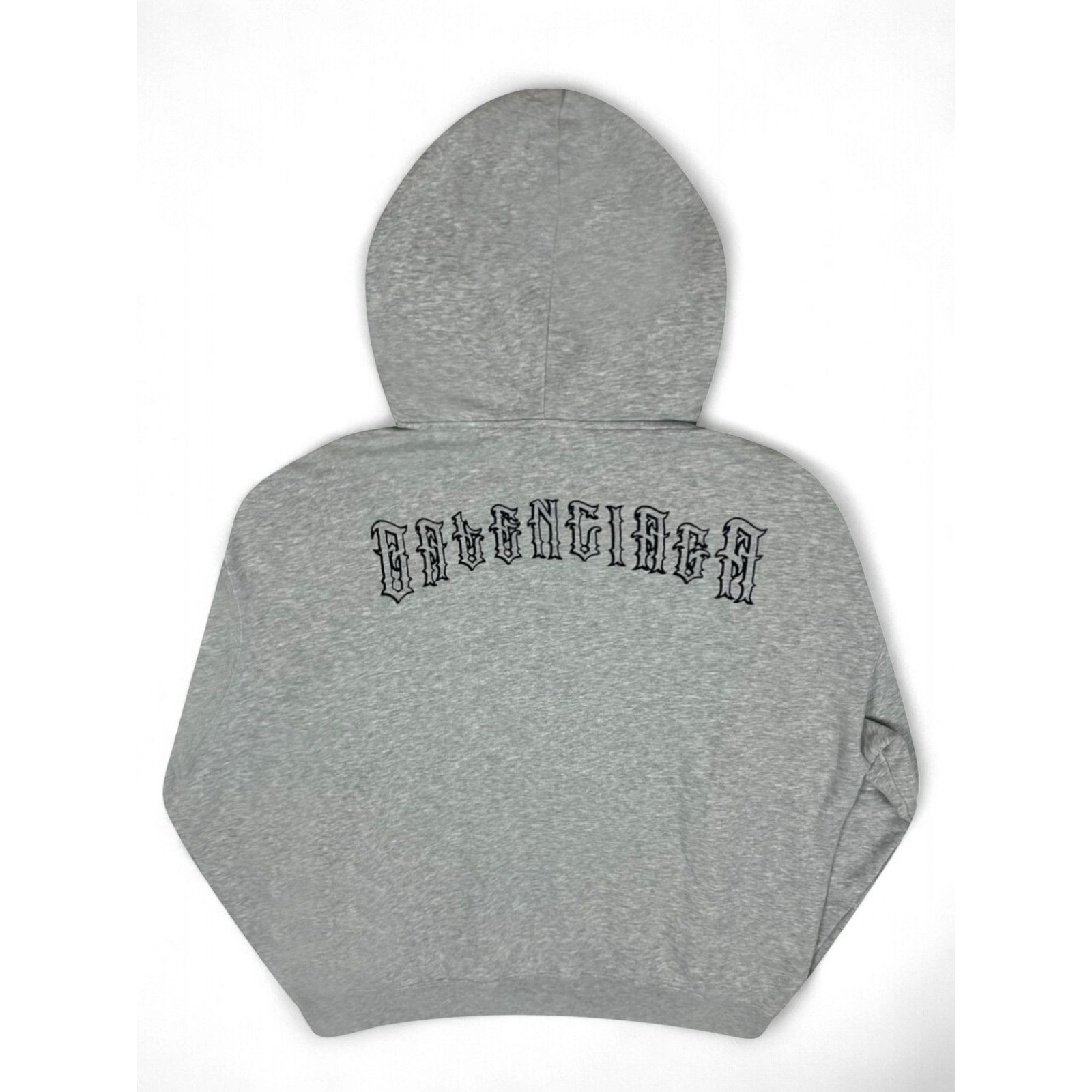 Balenciaga Balenciaga Grey Logo Hoodie Size US XL / EU 56 / 4 - 2 Thumbnail