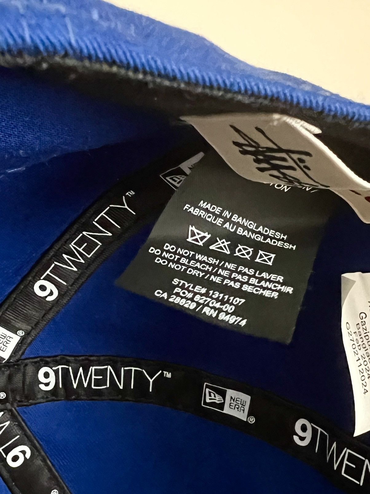 New Era × Stussy Stussy x New Era stock logo ball cap Blue Size ONE SIZE - 11 Thumbnail