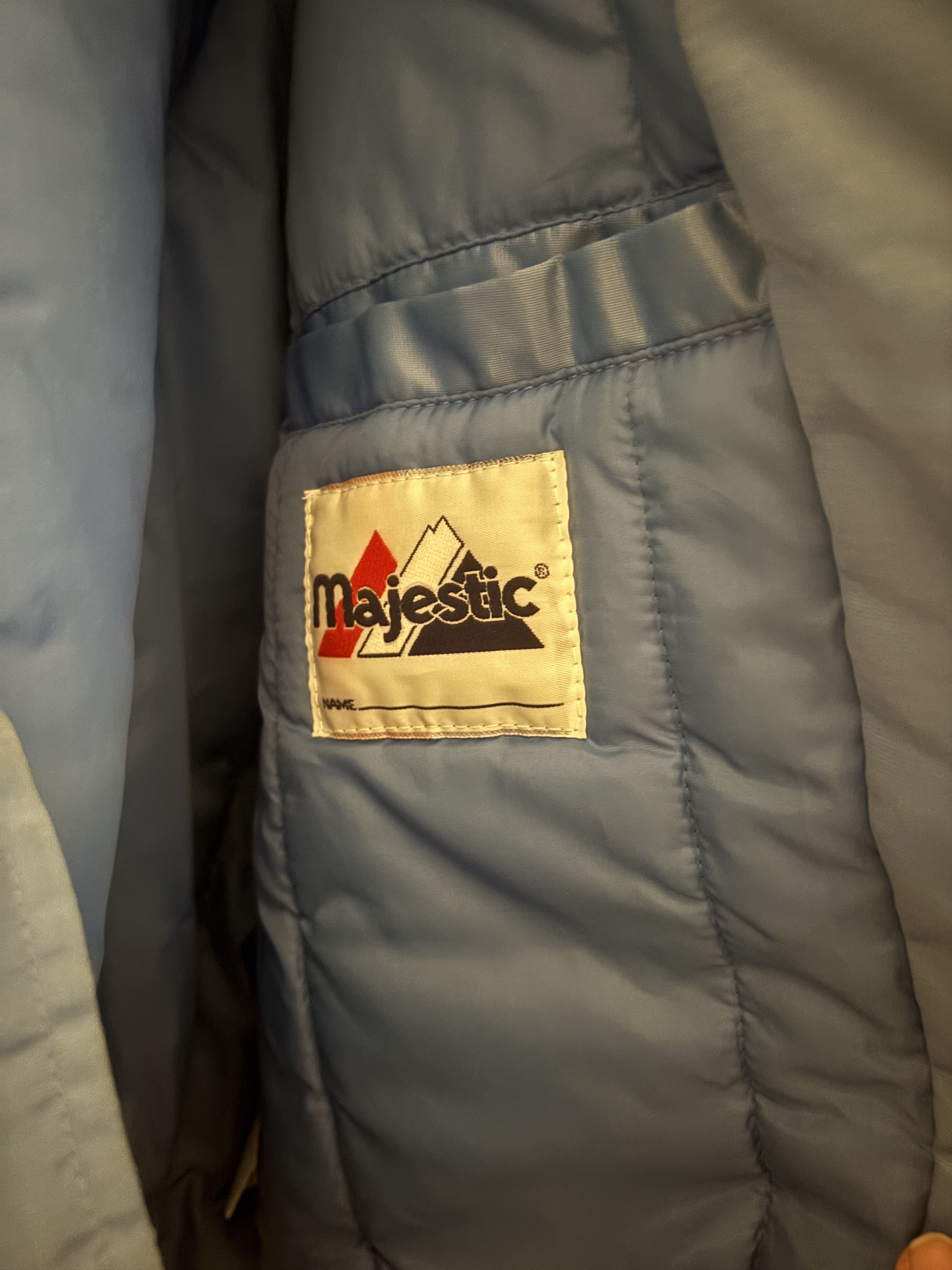 Majestic × Vintage Vintage 90’s Majestic New York Yankees Bomber Jacket Size US M / EU 48-50 / 2 - 5 Thumbnail