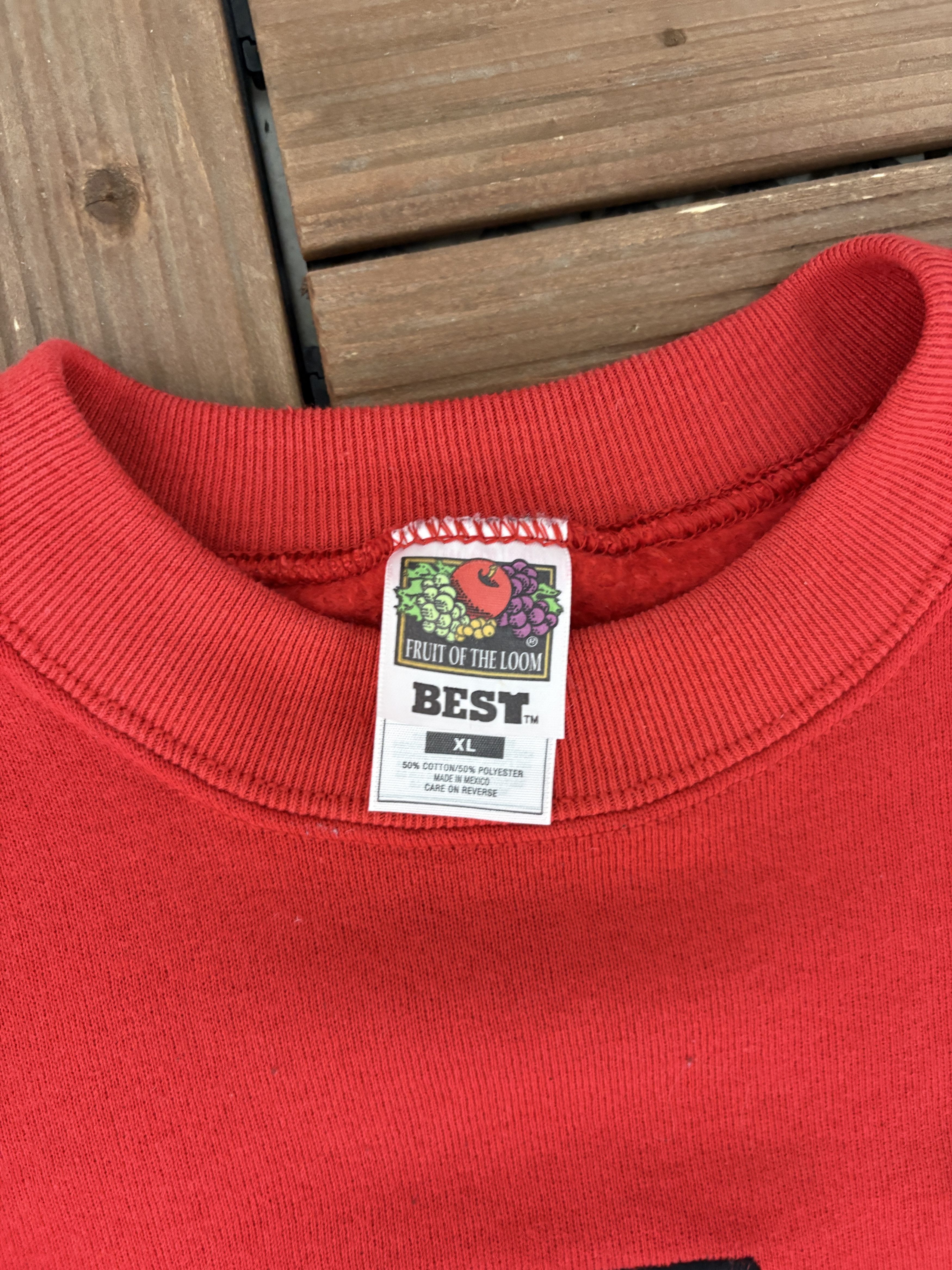 Vintage Nike Sports Gear Stitched Vintage Red Crewneck Sweater Size US XL / EU 56 / 4 - 6 Thumbnail