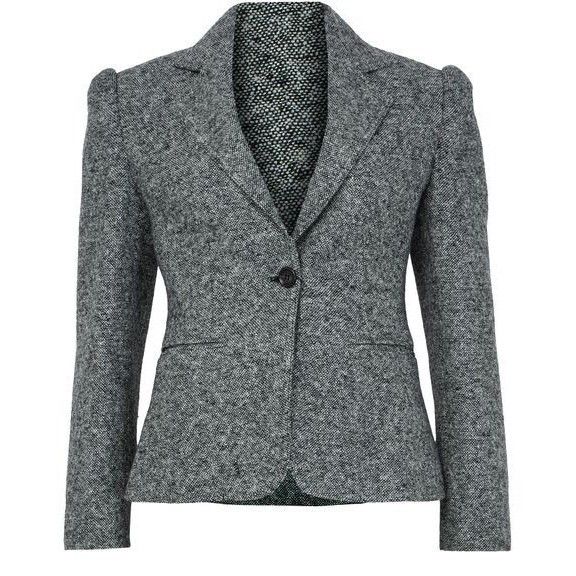 MAX MARA Salmone Gray Wool Blazer New & Authentic (Women's s