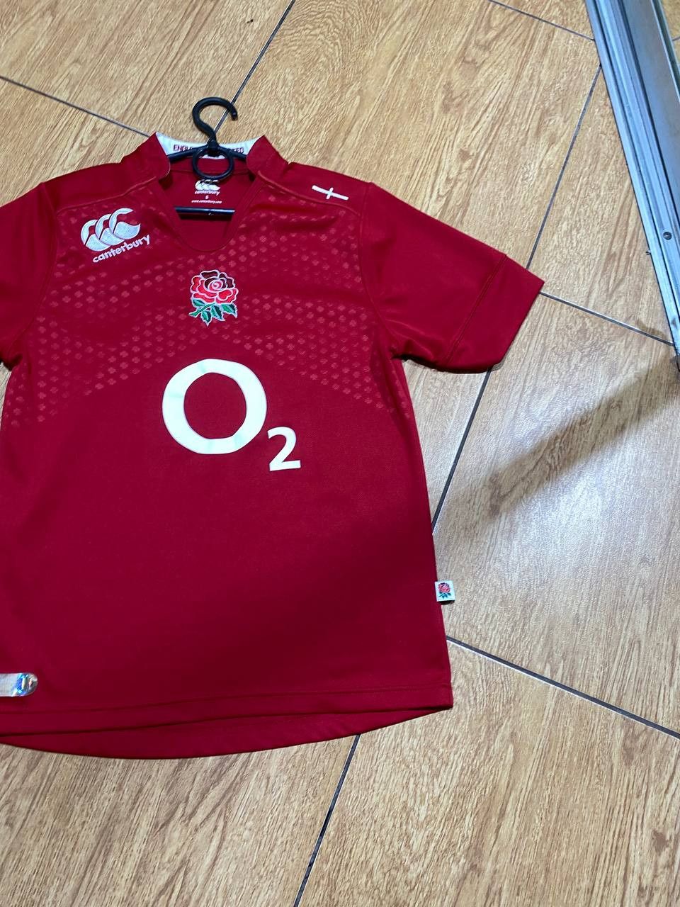 Canterbury of New Zealand Logo Canterbury Red Jerseys ENGLAND Size S Size US S / EU 44-46 / 1 - 5 Thumbnail