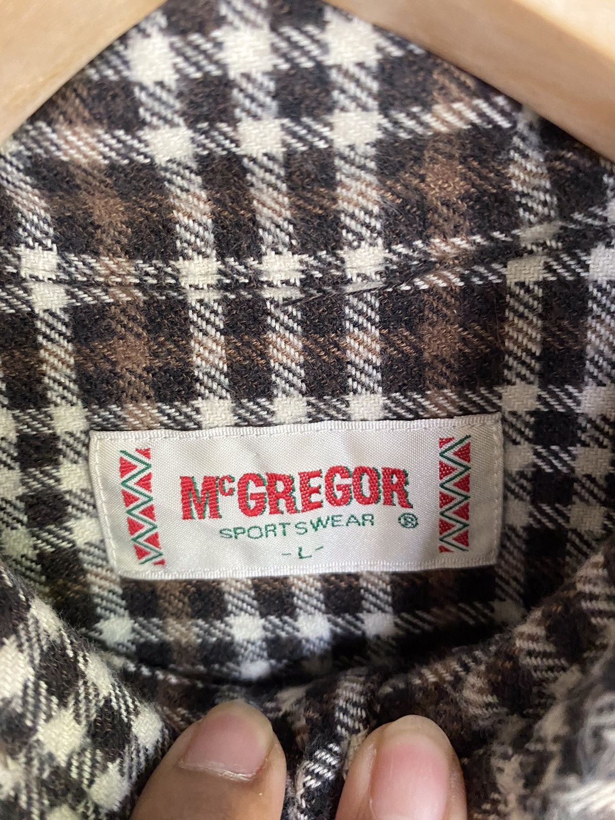McGregor Vintage Mc Gregor Plaid Tartan Flannel Shirt Size US M / EU 48-50 / 2 - 4 Thumbnail