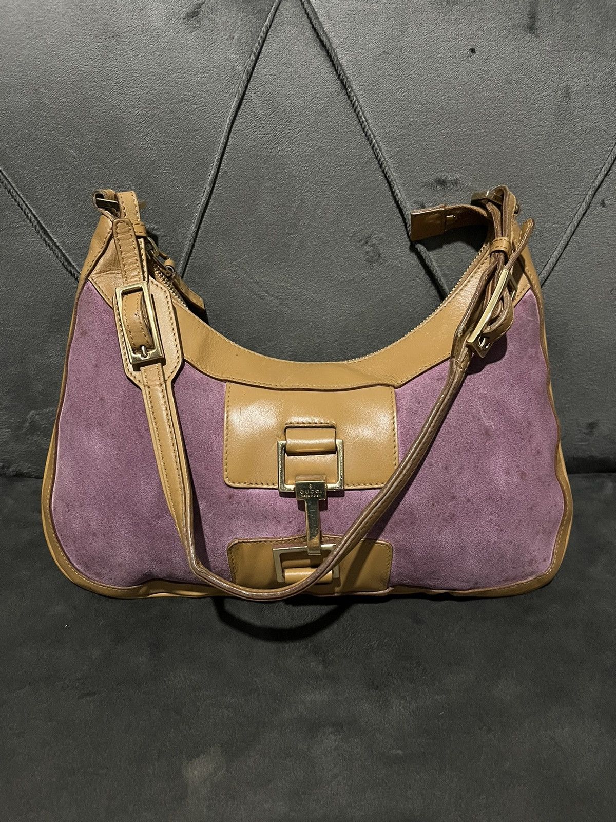 Gucci Authentic GUCCI Suede Jackie Shoulder Bag Size ONE SIZE - 2 Thumbnail