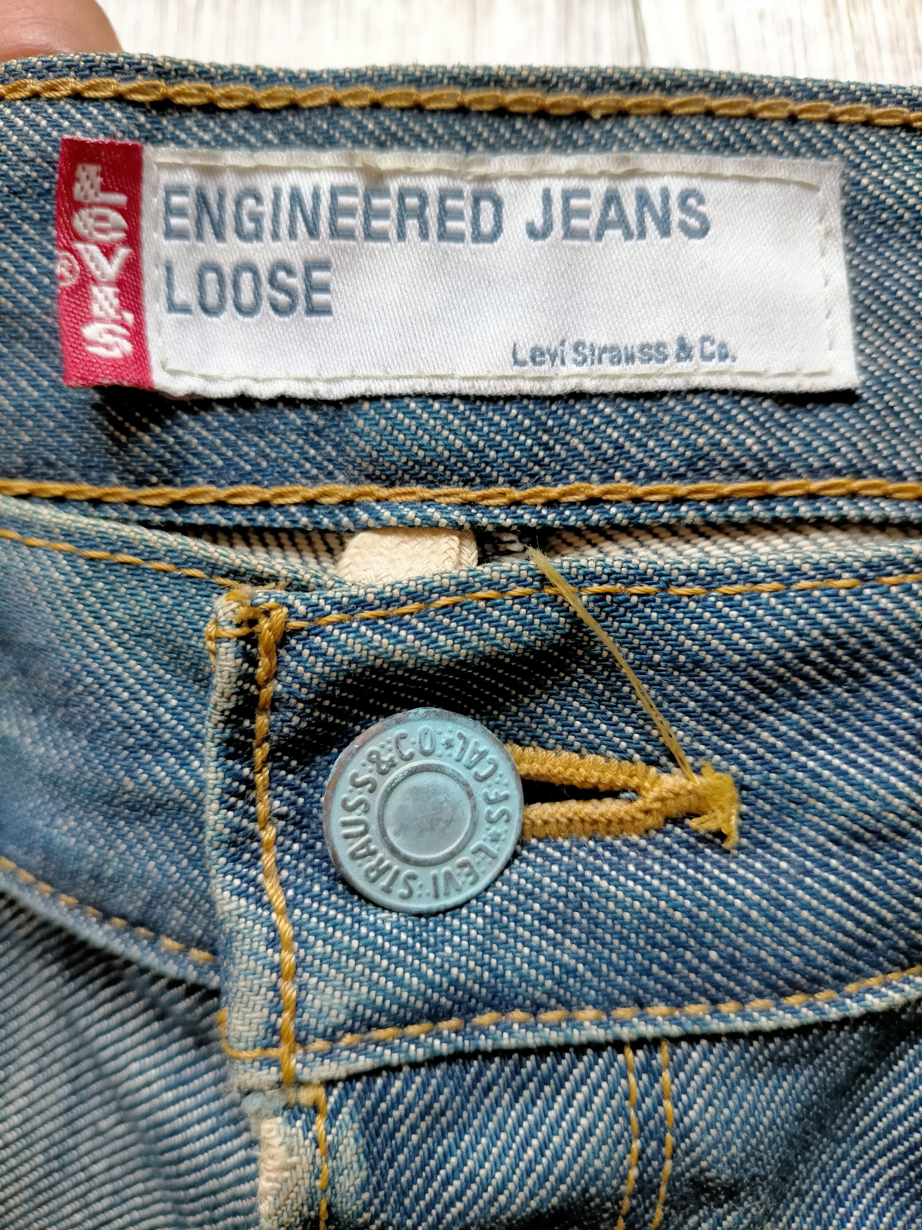 Levi's Vintage Levis Engineering single pocket Jeans Size US 31 - 19 Thumbnail