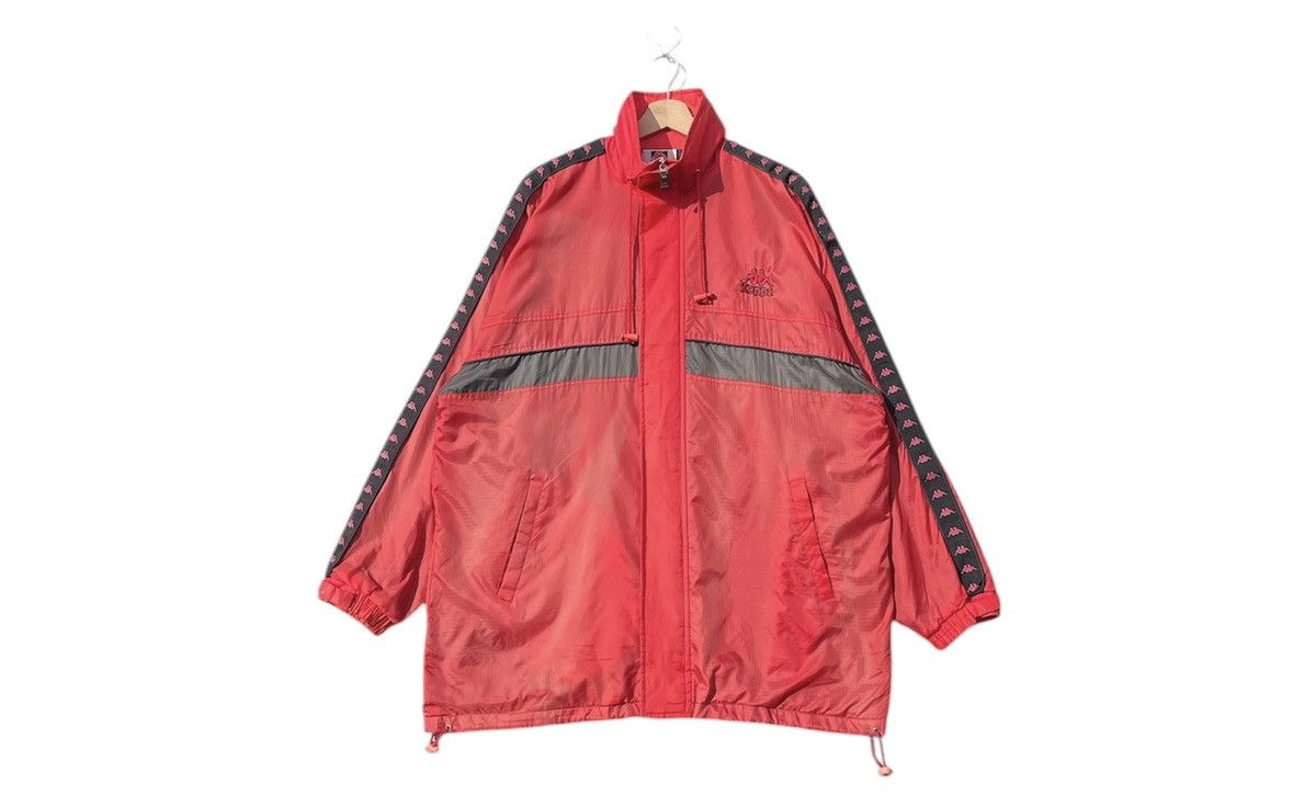 Kappa RARE🔥 Kappa Side Tape Retro Windbreker Jacket Hoodie Size US L / EU 52-54 / 3 - 1 Thumbnail