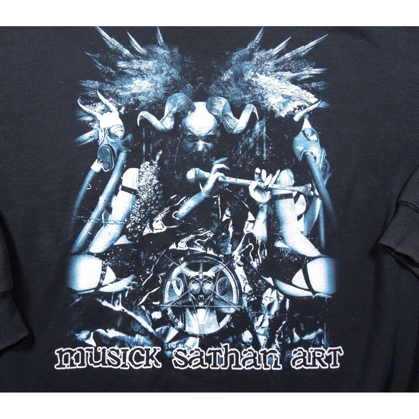 Gildan VINTAGE Belphegor Sweatshirt Mens XL Black Hoodie Zip Deathcore Metal Band Size US XL / EU 56 / 4 - 7 Thumbnail