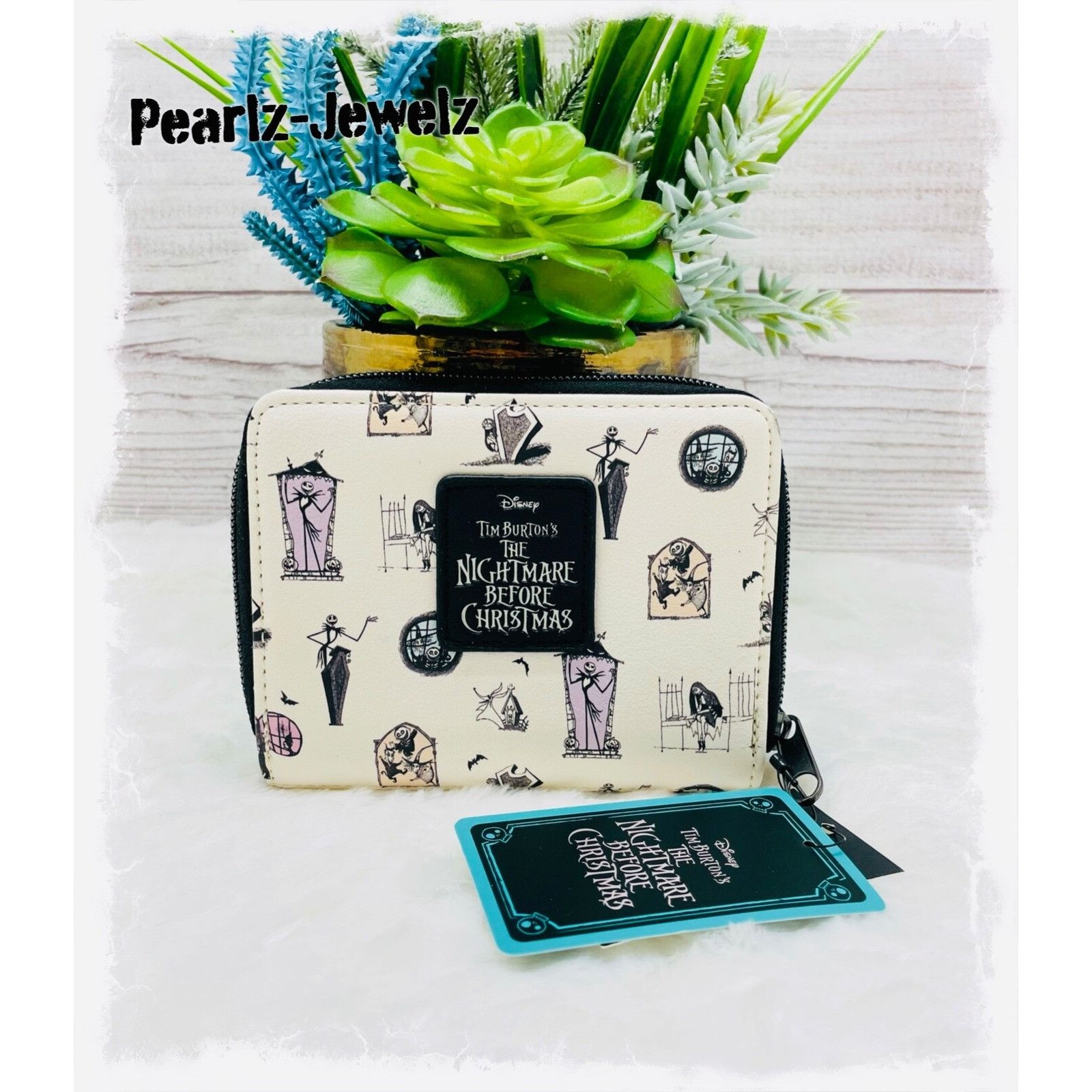 Disney Loungefly Nightmare Before Christmas NBC Pastel White Charac Size ONE SIZE - 2 Thumbnail