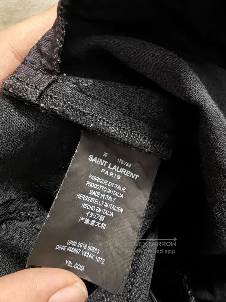 Saint Laurent Paris Saint Laurent Paris Ripped Denim Jeans Size US 29 - 6 Thumbnail