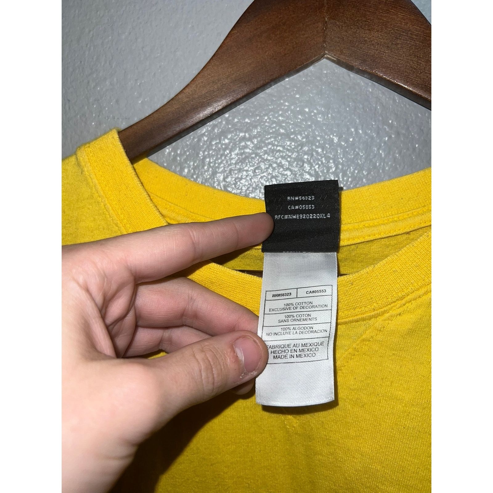 Jordan Brand Nike Air Jordan Shirt AF1 Air Fusion 1 Promo Yellow Tee L Size US L / EU 52-54 / 3 - 7 Thumbnail