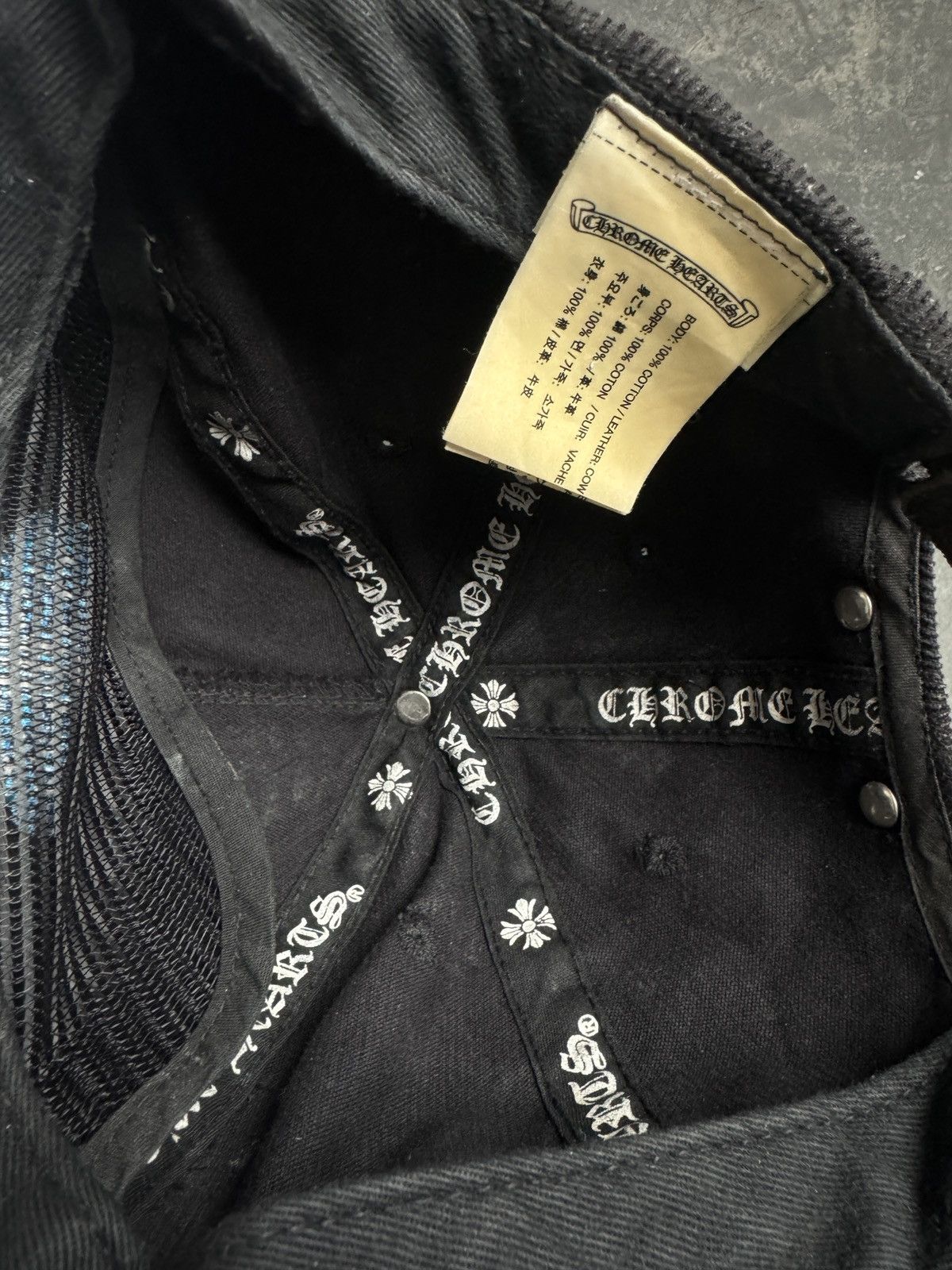 Chrome Hearts Chrome Hearts Trucker Hat Size ONE SIZE - 7 Thumbnail