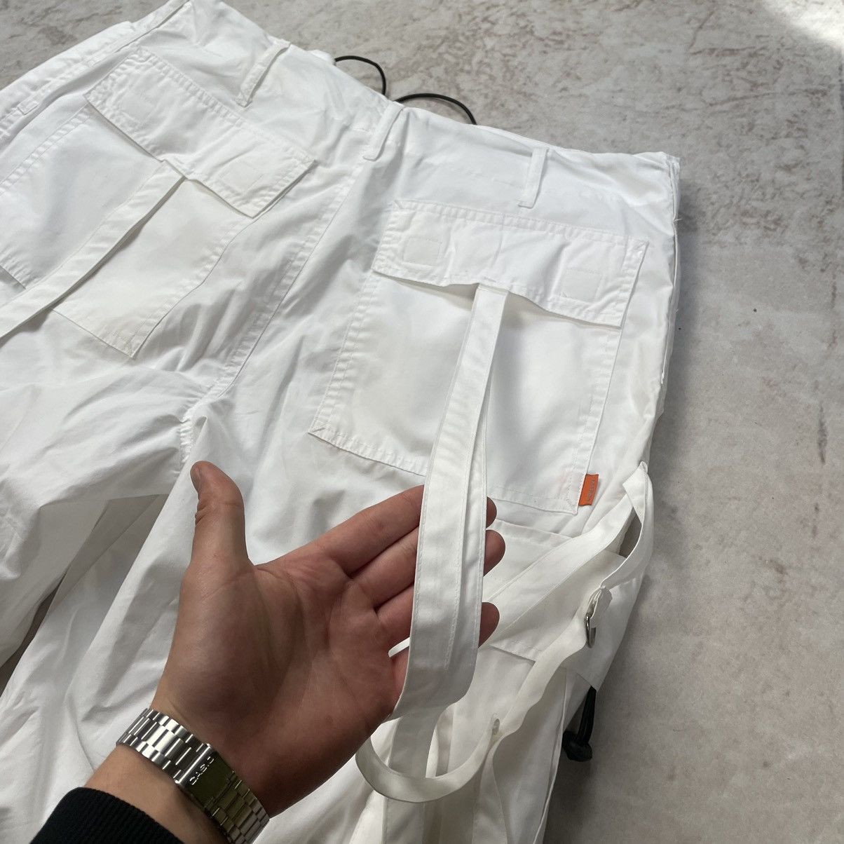 If Six Was Nine × Japanese Brand Junya Watanabe Rick Owens Style Bondage Cargo Baggy Pant Size US 38 / EU 54 - 18 Thumbnail