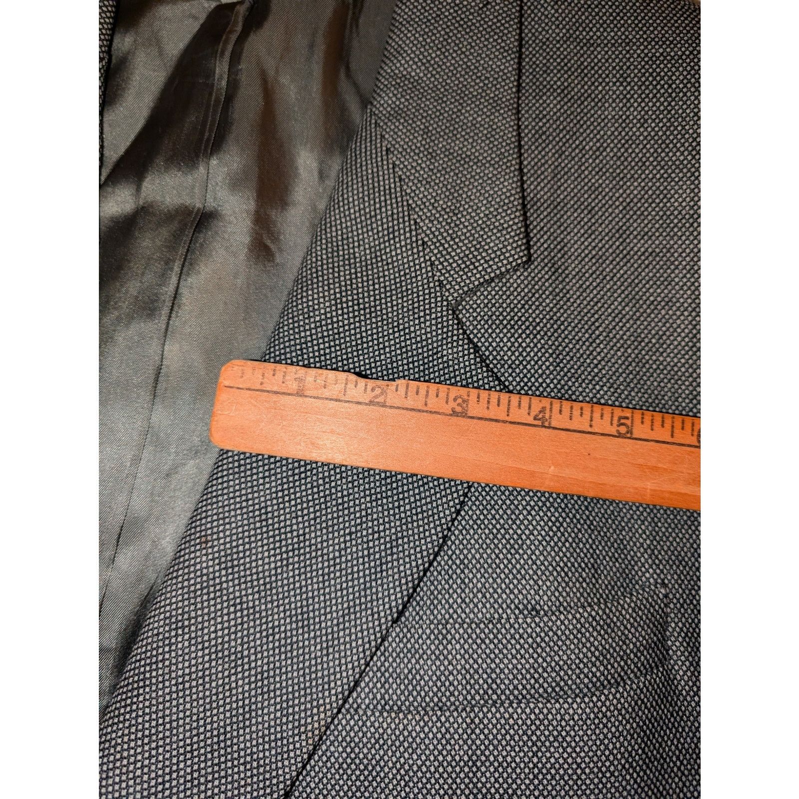 Other Vintage C&R Clothiers Bespoke Suit Wool USA 44R 39-28 pants Size 48R - 4 Thumbnail