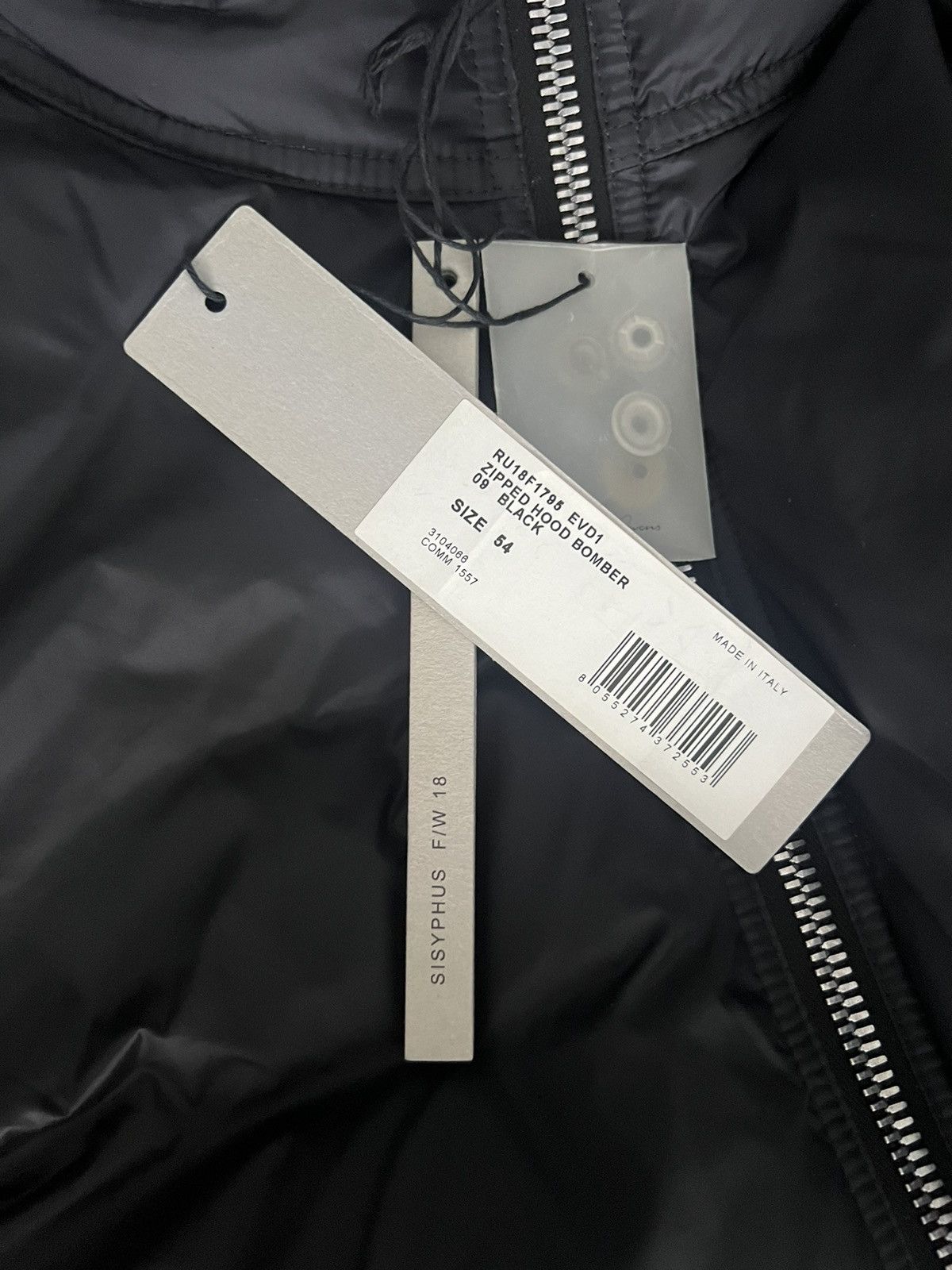 Rick Owens Rick Owens zipped hood Bomber sz54 Size US L / EU 52-54 / 3 - 4 Thumbnail