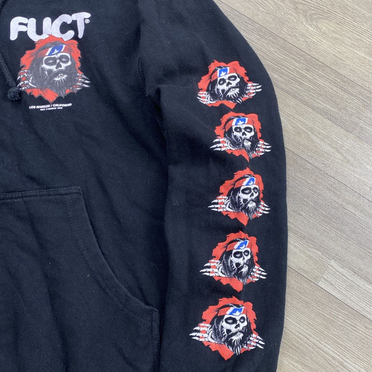 FUCT 2000s FUCT Bones Tapped Logo Skateboarding Zip Hoodie Size US S / EU 44-46 / 1 - 11 Thumbnail