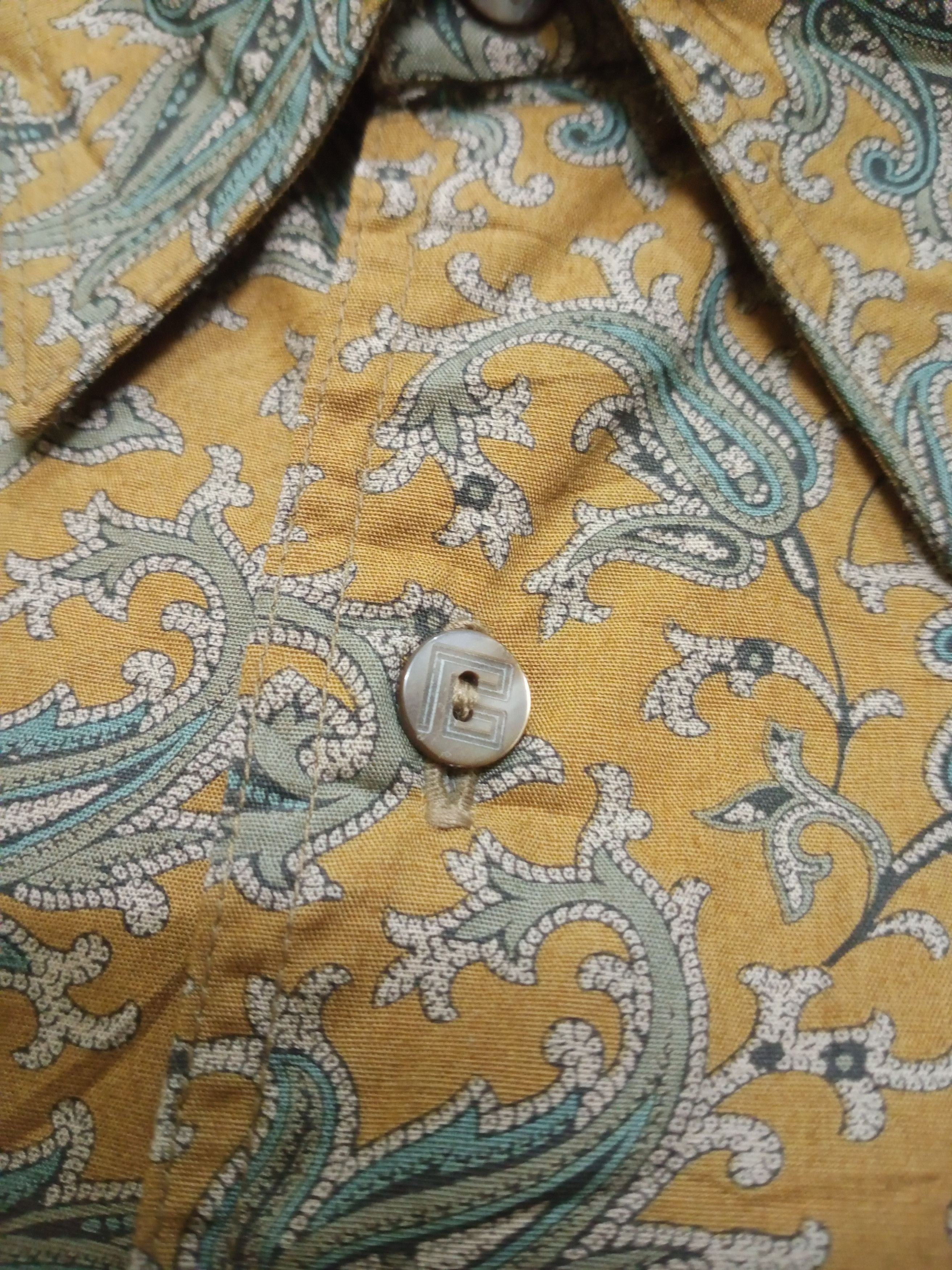 Pierre Balmain × Vintage Rare Vintage Pierre Balmain Paris Bandana Shirt Size US L / EU 52-54 / 3 - 7 Thumbnail