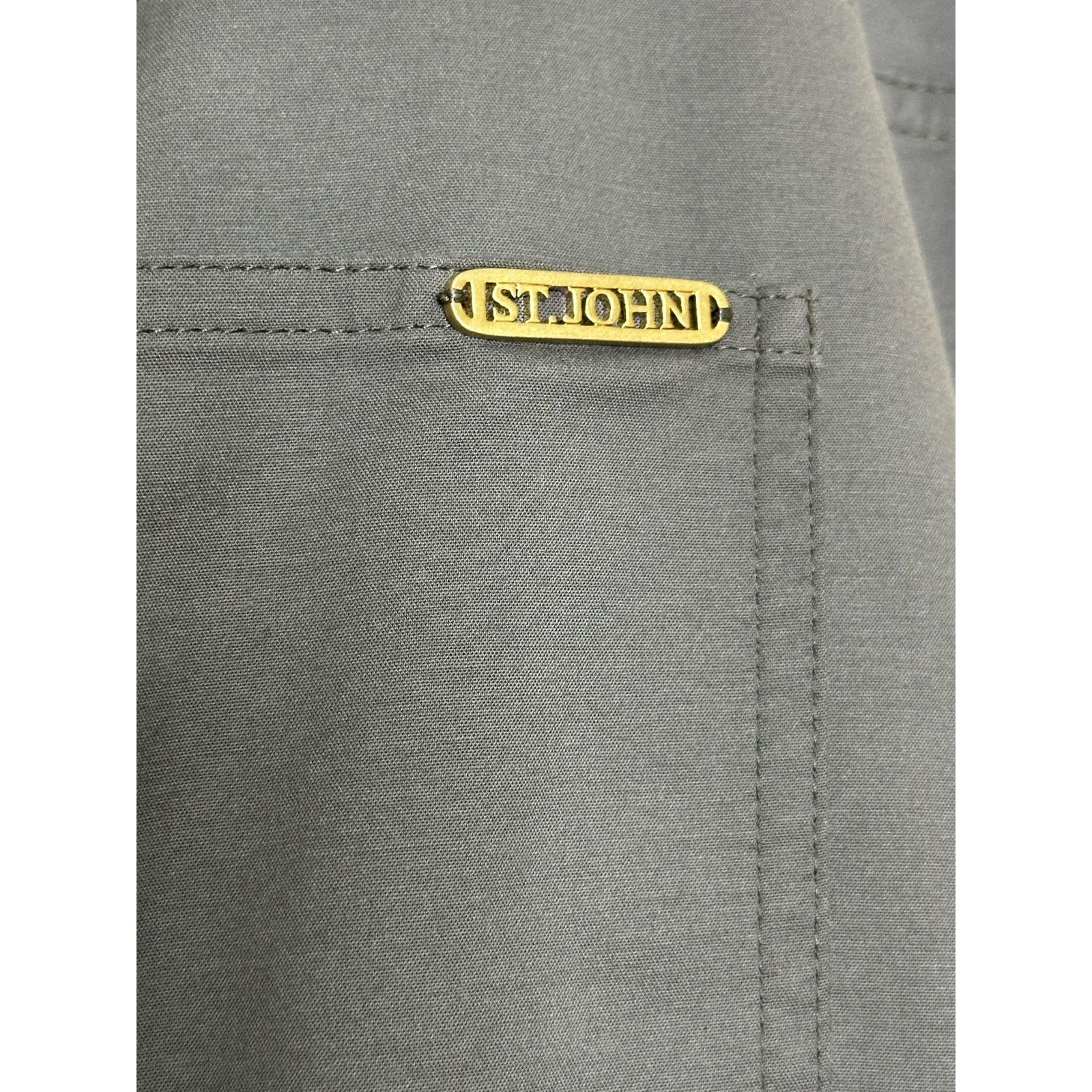 St. John St. John gray wide legs casual pants size 16 Size 38" / US 16 / IT 52 - 7 Thumbnail