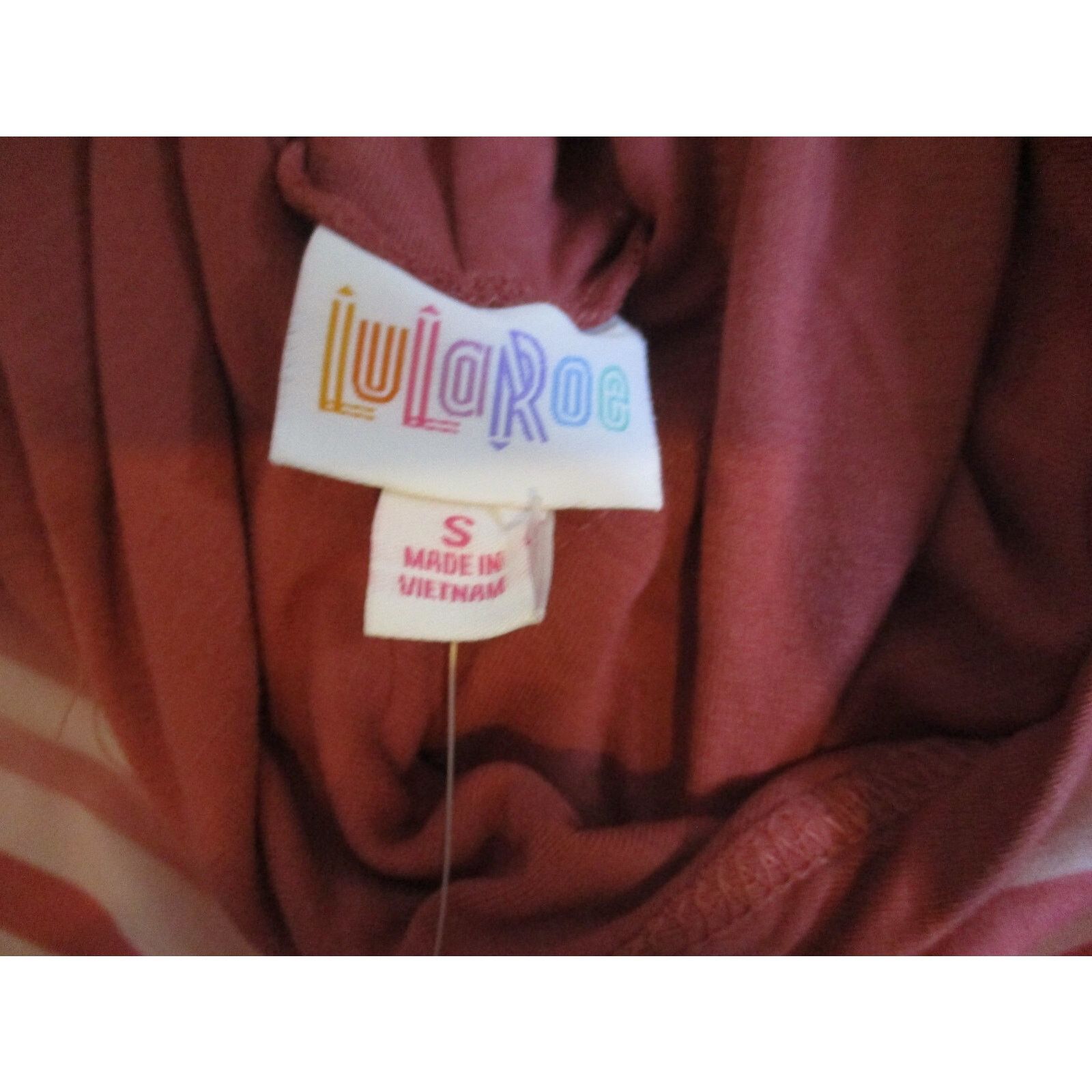 Other NWT LuLaRoe Amber Hoodie Pink Mauve Solid and Stripe SMALL Size S / US 4 / IT 40 - 3 Thumbnail