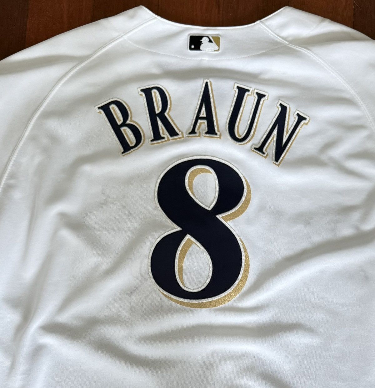 Majestic Ryan Braun Milwaukee Brewers MLB Stitched Jersey Size US XXL / EU 58 / 5 - 7 Thumbnail