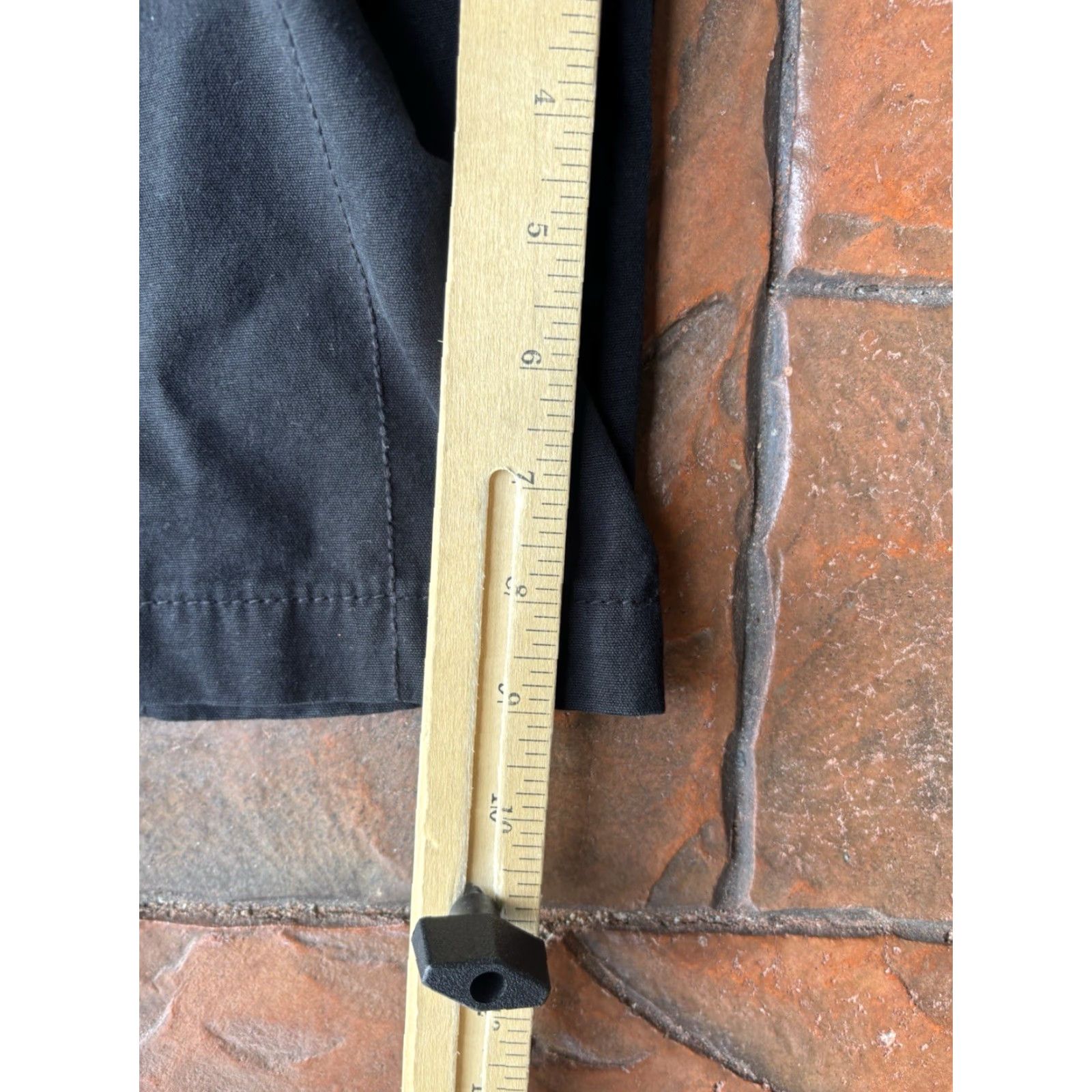 Vintage CAT X Reclaimed Carpenter Shorts Men’s 32 Relaxed Fit Grunge Black 100% Cotton Pocketed Jean Shorts Regular 32 Mens Size US 32 / EU 48 - 7 Thumbnail