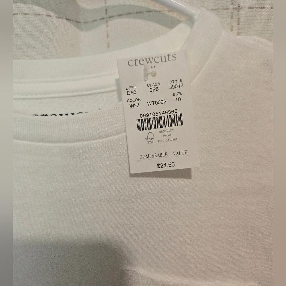 Designer Crewcuts Boys Long Sleeve Cotton Jersey Pocket Tee Size US XXS / EU 40 - 2 Thumbnail