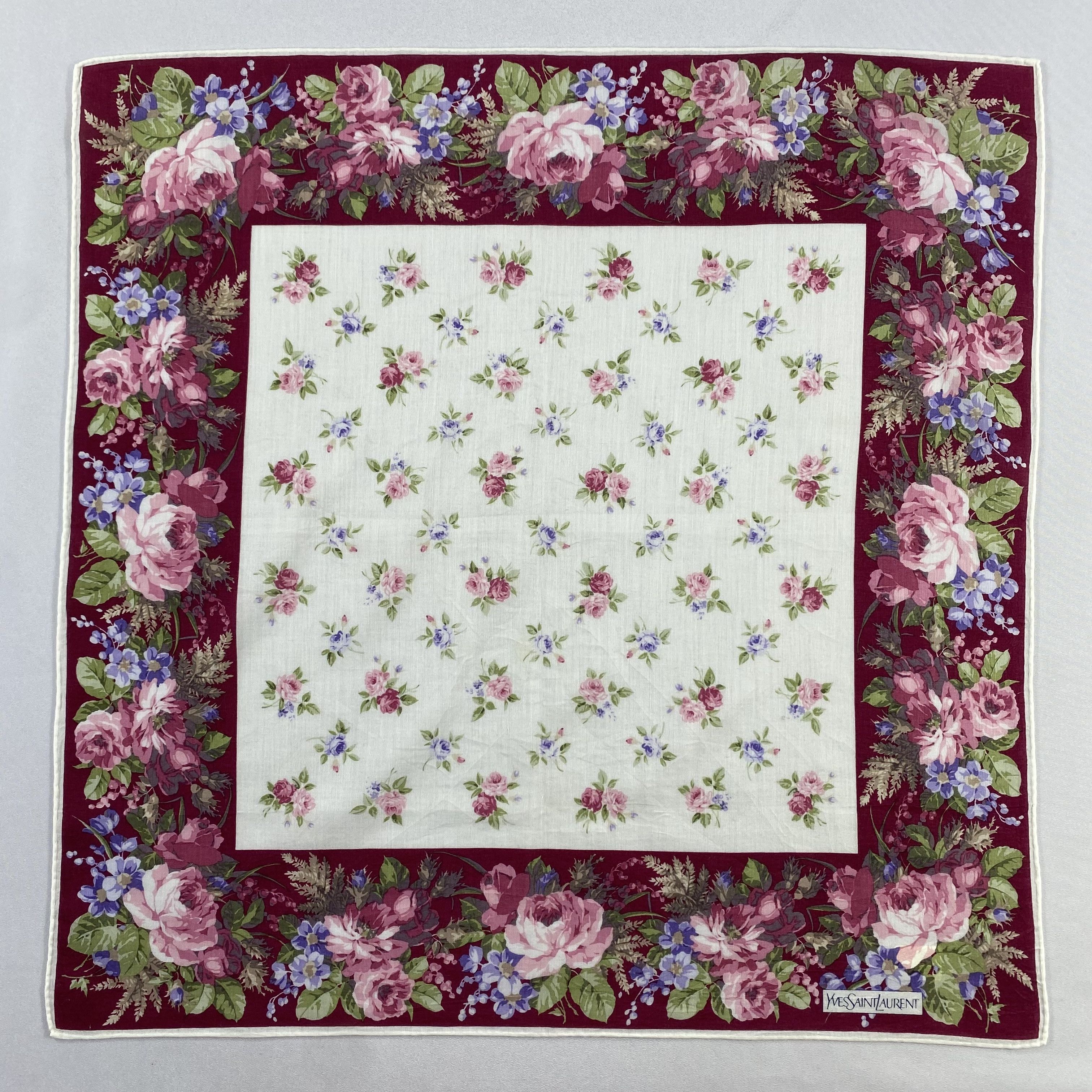 Vintage Yves Saint Laurent Neckerchief / Handkerchief-P719 Size ONE SIZE - 1 Thumbnail