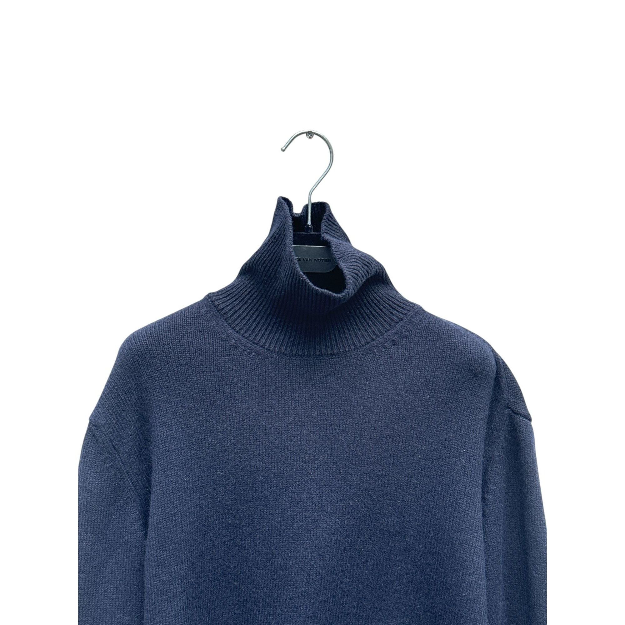 Celine Phoebe Philo Navy Cashmere Rollneck Sweater Size M Size M / US 6-8 / IT 42-44 - 2 Thumbnail