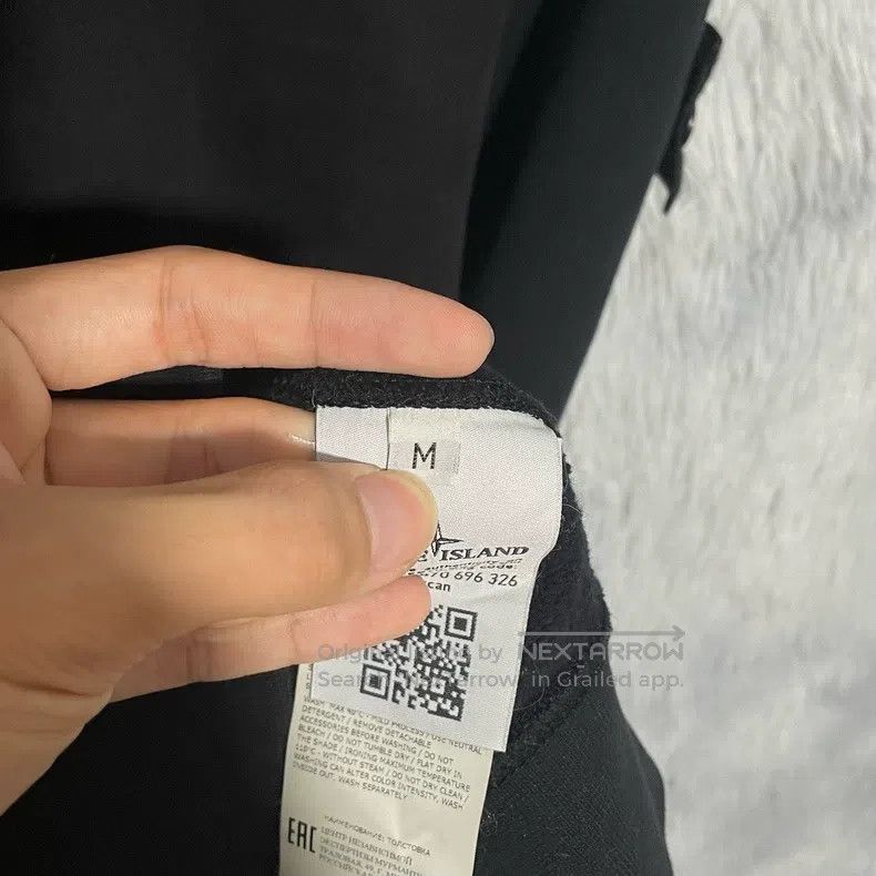 Stone Island Stone Island Hooded Sweatshirt Hooded Jacket Black M Size US M / EU 48-50 / 2 - 7 Thumbnail