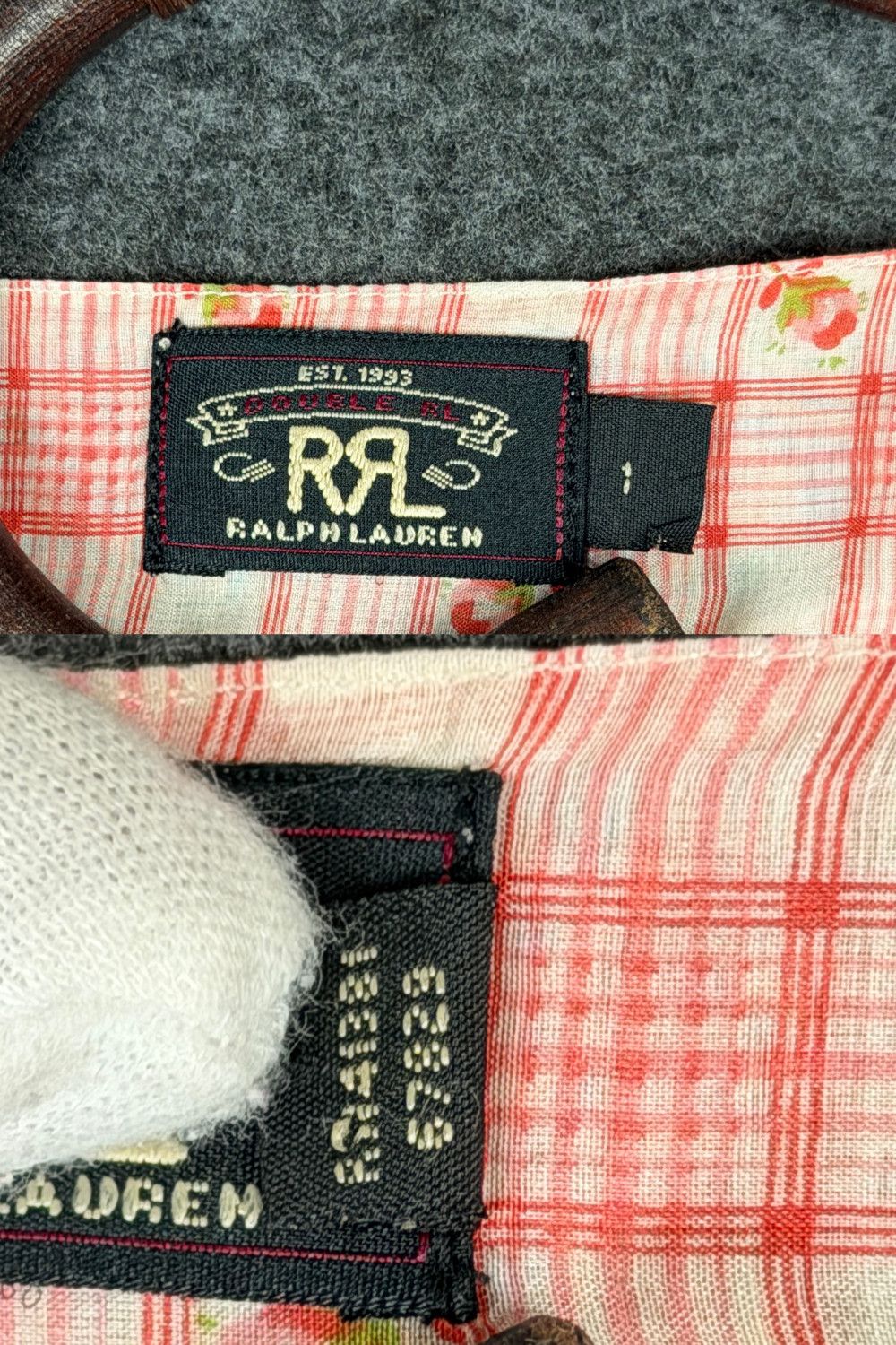 Polo Ralph Lauren RRL Ralph Lauren Prairie Floral Plaid Ruffle Blouse Women’s Size US XS / EU 42 / 0 - 3 Thumbnail