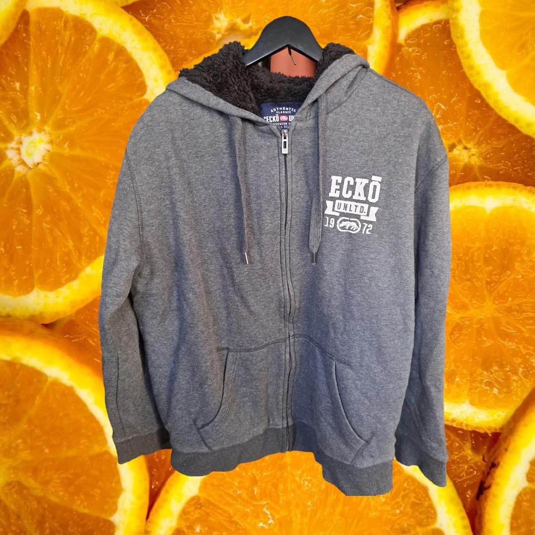 Ecko Unltd. Ecko Unltd Full Zip Hooded Sweatshirt Sherpa Lined Size XL Size US XL / EU 56 / 4 - 1 Thumbnail