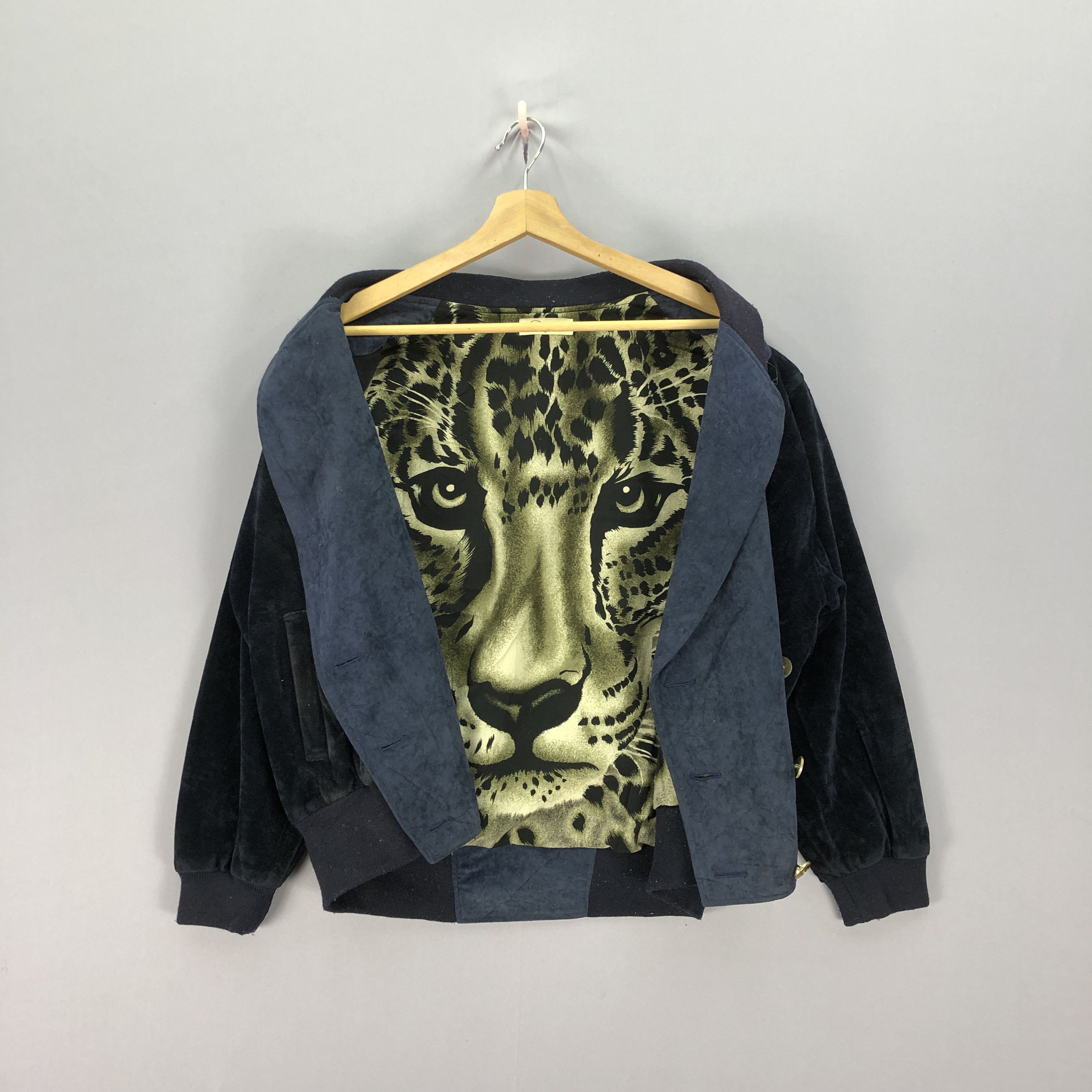 If Six Was Nine × Japanese Brand × Vintage Vintage Dazur Japanese Cardigan Jackets Cheetah Print Size US L / EU 52-54 / 3 - 1 Thumbnail