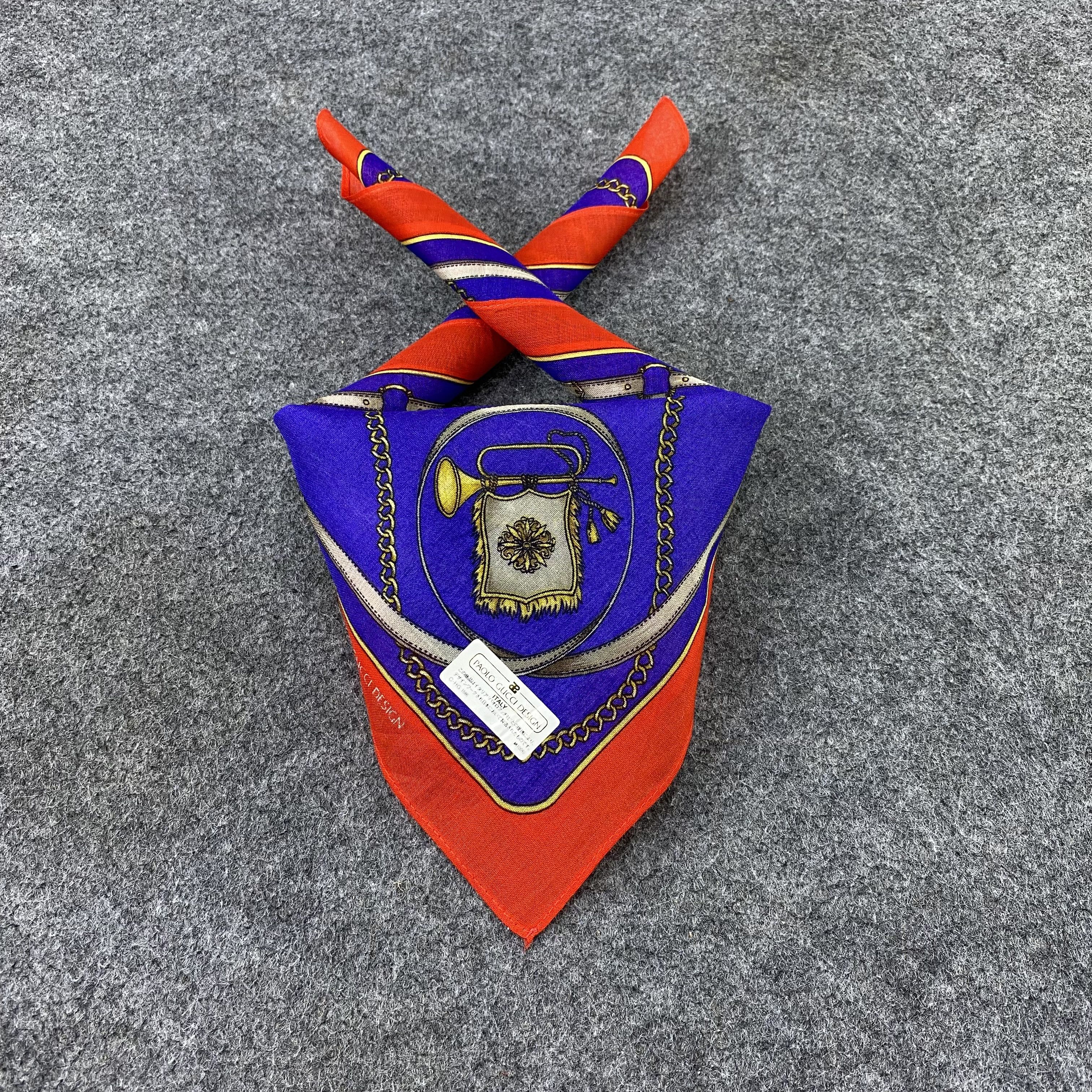 Paolo Gucci Paolo Gucci Handkerchief / Bandana / Neckerchief-B1210 Size ONE SIZE - 2 Thumbnail