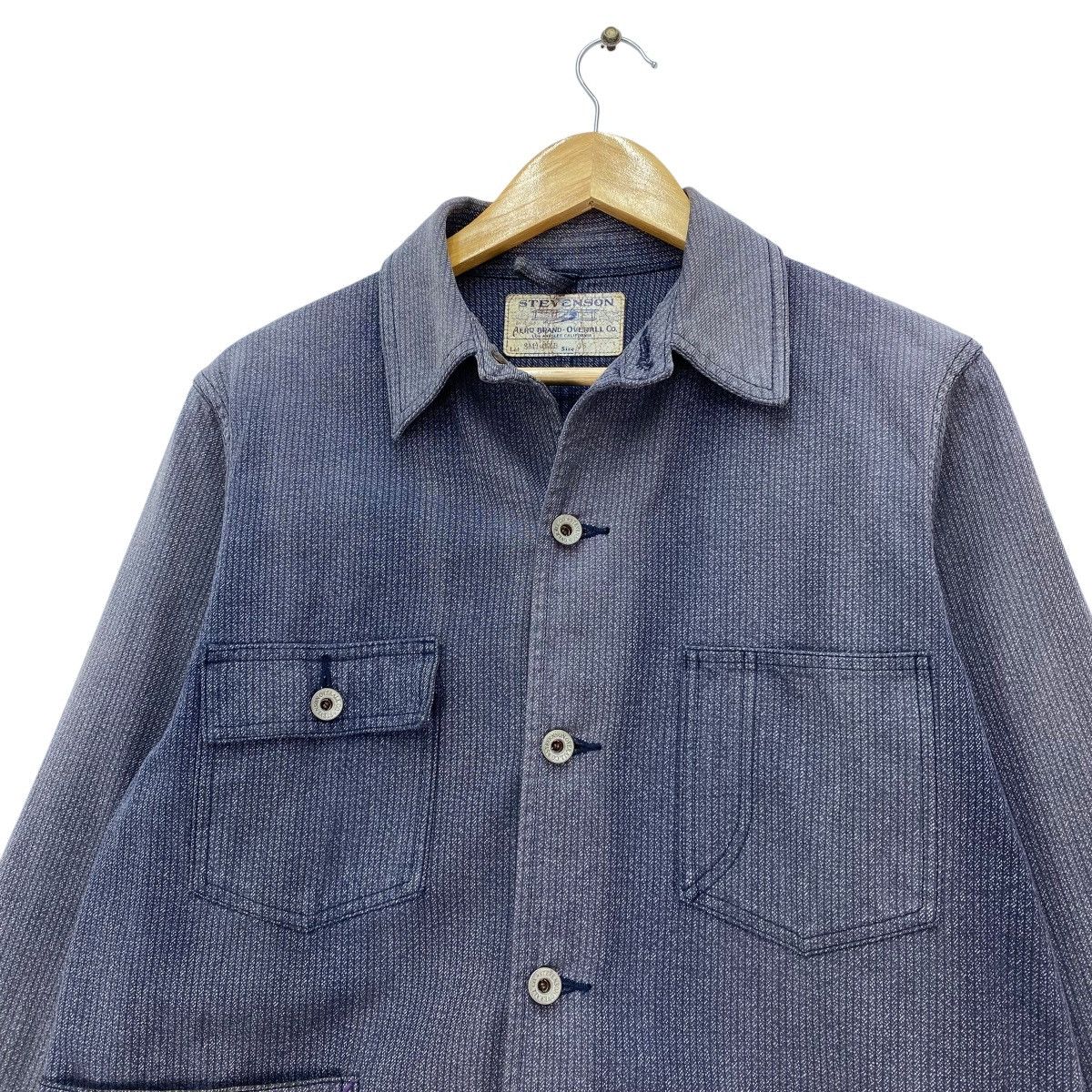 Stevenson Overall Co. 🔥 Vintage Faded Stevenson Overall Co. Workwear Jacket Size US S / EU 44-46 / 1 - 5 Thumbnail