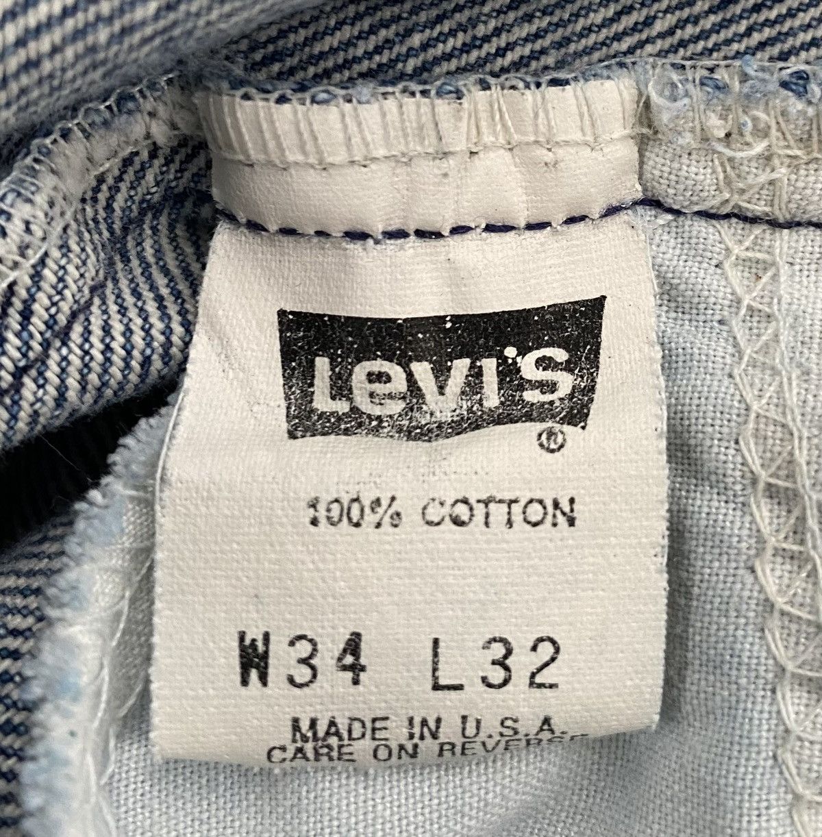 Levi's VTG Levi's 560 Orange Tab Tapered Whiskers Jeans Mens 34x30 Size US 34 / EU 50 - 3 Thumbnail