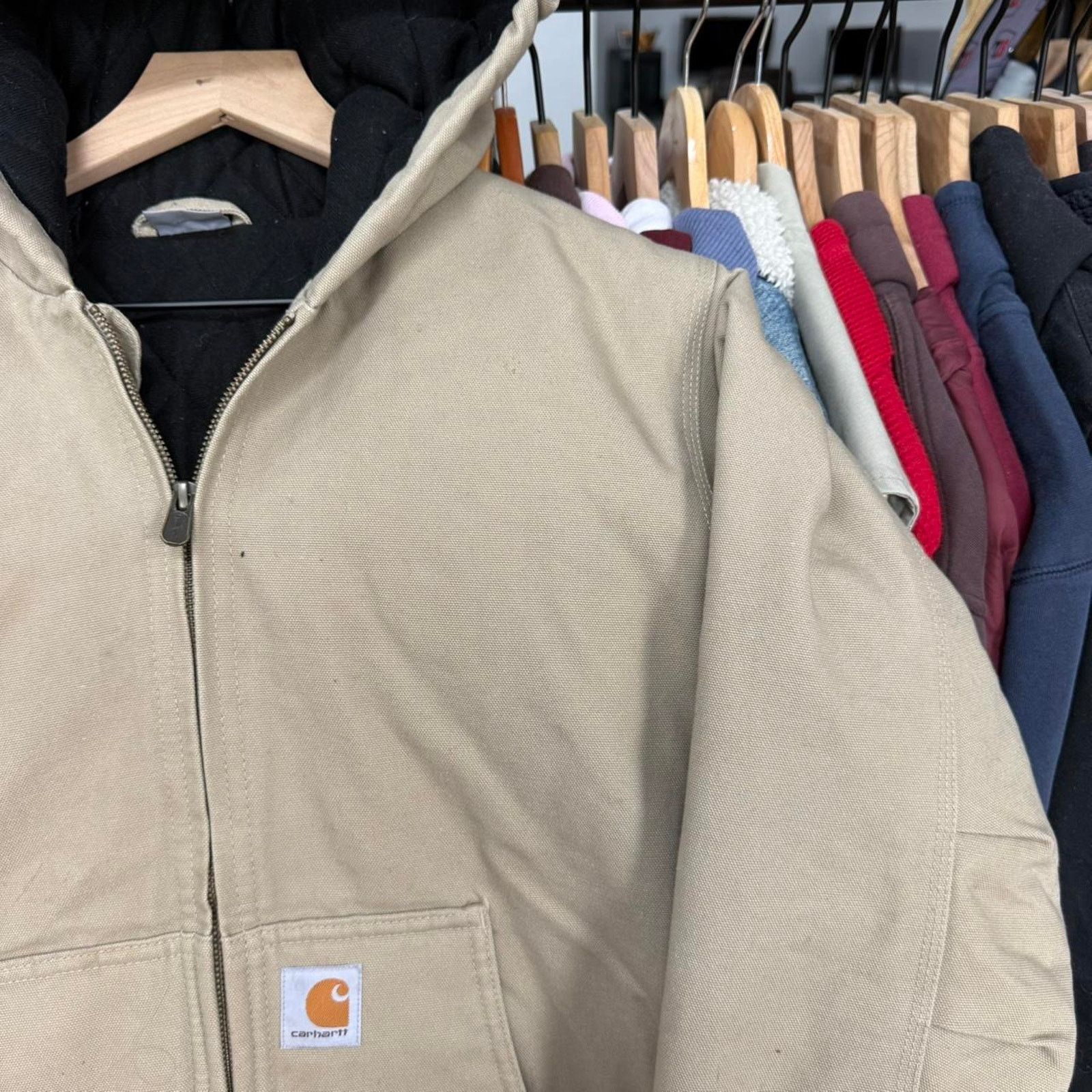 Carhartt Vintage Carhartt J130 Hooded Jacket Boys Large Size L / US 10 / IT 46 - 3 Thumbnail