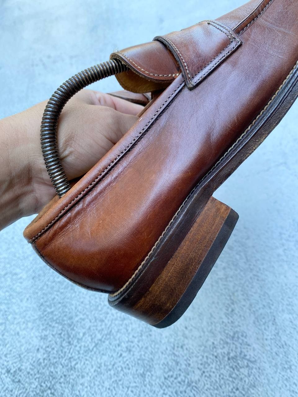 Other Vintage Guidi Prada style Leather Faded Shoes Size US 7 / EU 40 - 7 Thumbnail
