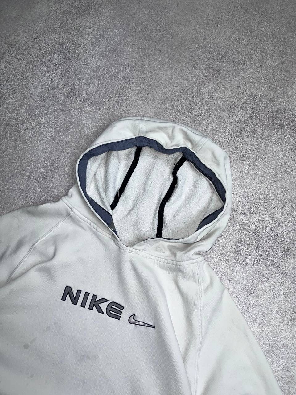 Nike Vintage Nike Swoosh Boxy Sherpa Hoodie Y2K XL Size US XL / EU 56 / 4 - 4 Thumbnail